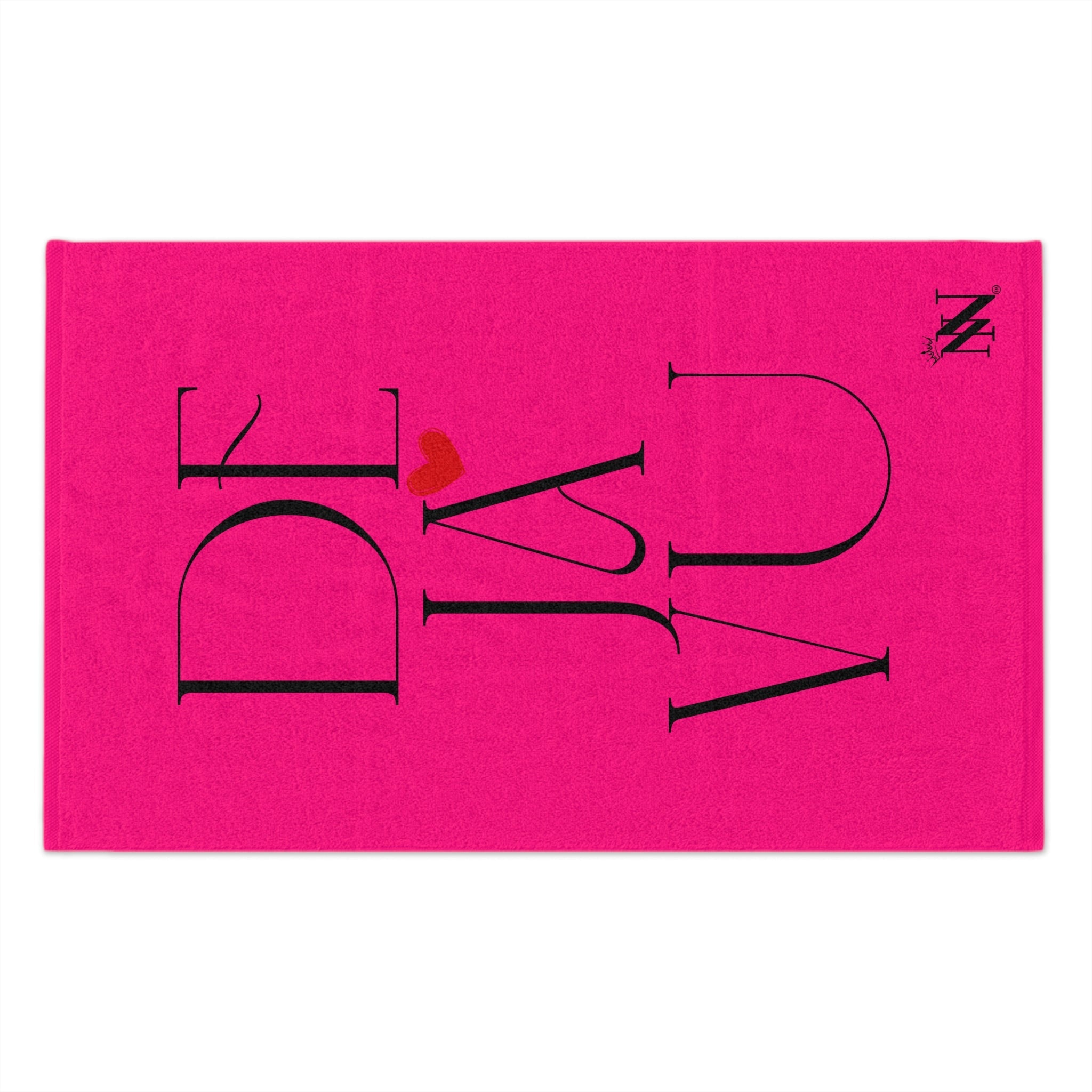 DeJa’Vu Pink | Mix & Match Soft Fun-Flirty Lovers’ Towels