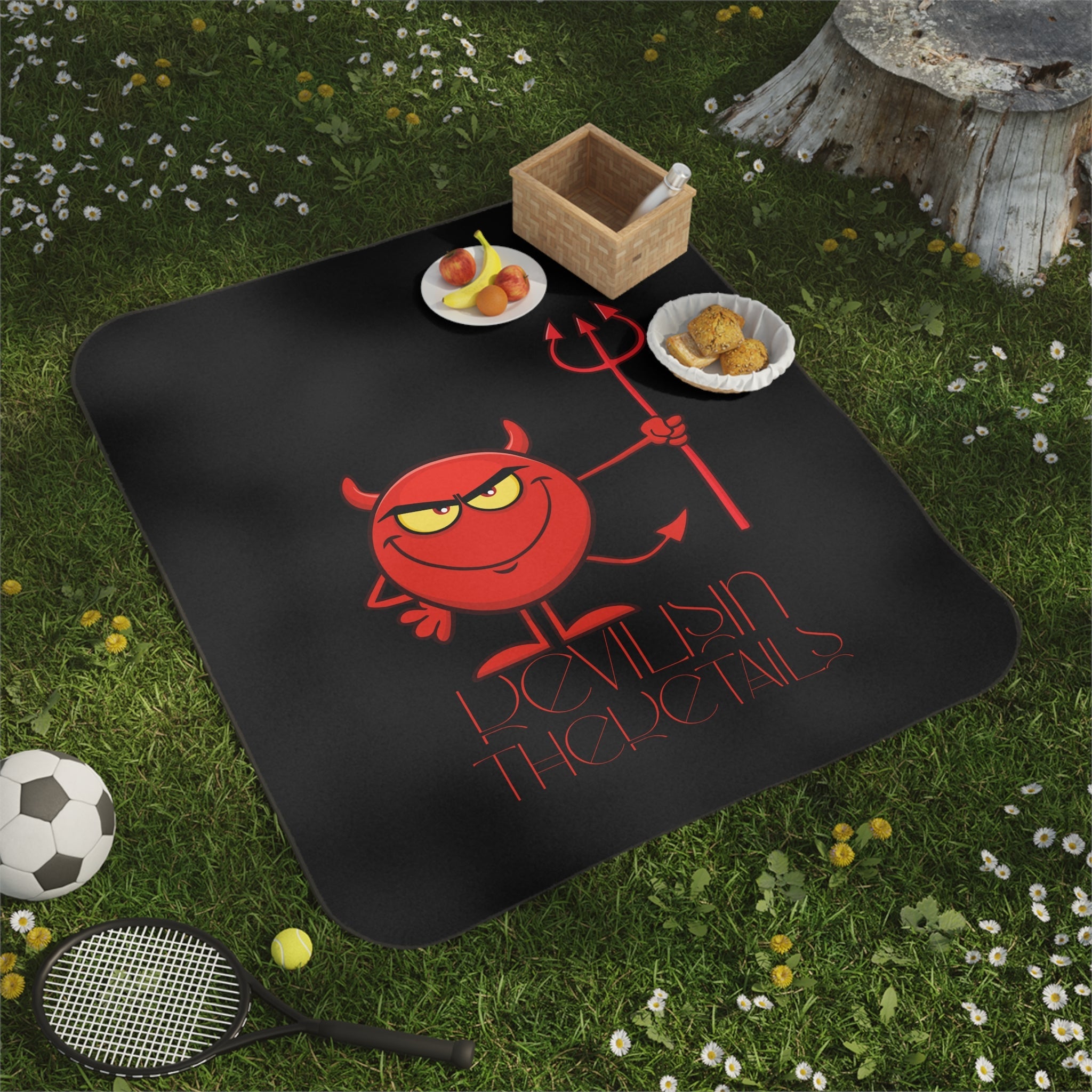 Devil is in The Details | Mix Match Fun-Flirty Lovers’ Water-Resistant Blankets