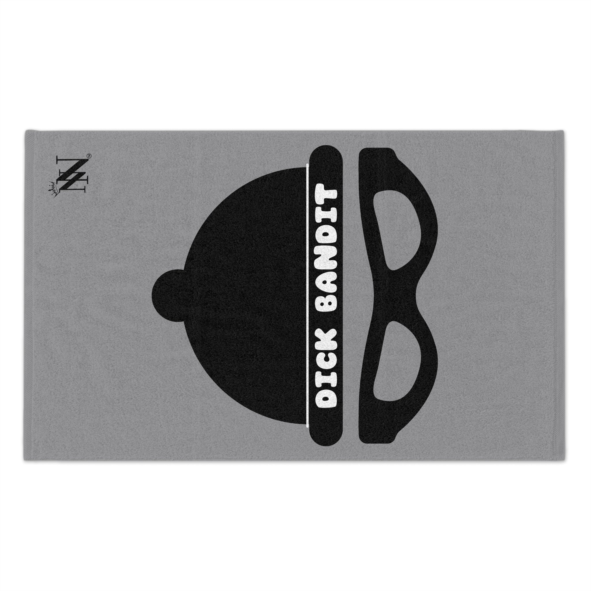 Dick Bandit Grey | Mix & Match Soft Fun-Flirty Lovers’ Towels