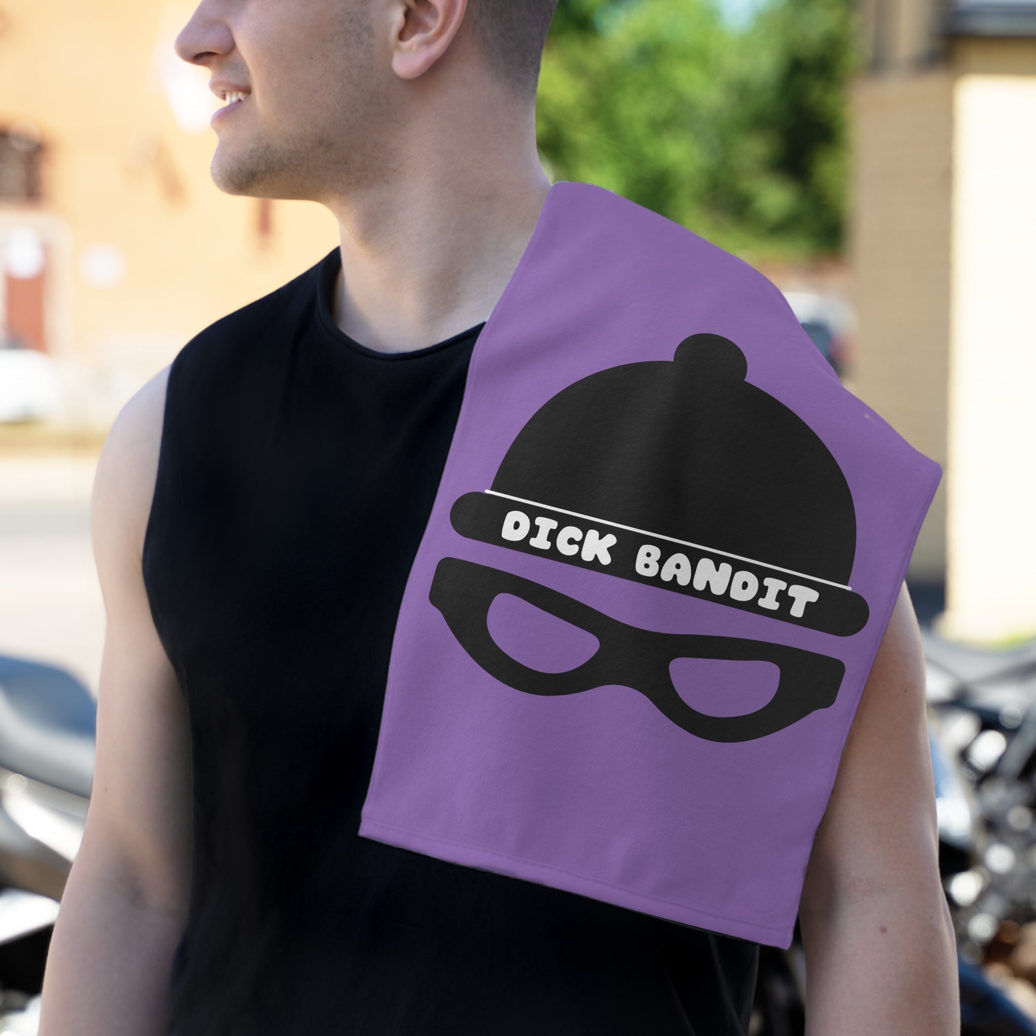 Dick Bandit Lavendar | Mix & Match Soft Fun-Flirty Lovers’ Towels
