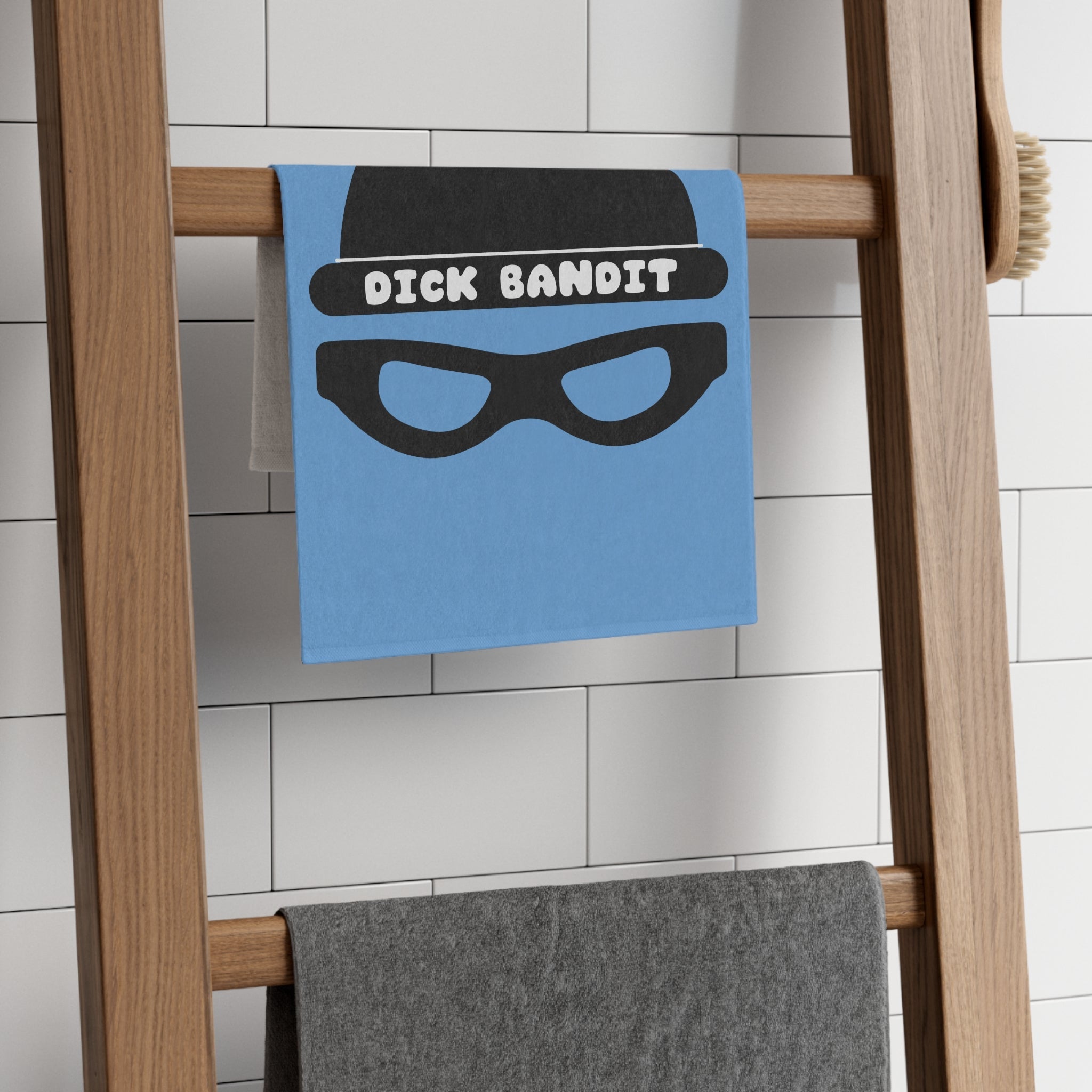 Dick Bandit Light Blue | Mix & Match Soft Fun-Flirty Lovers’ Towels