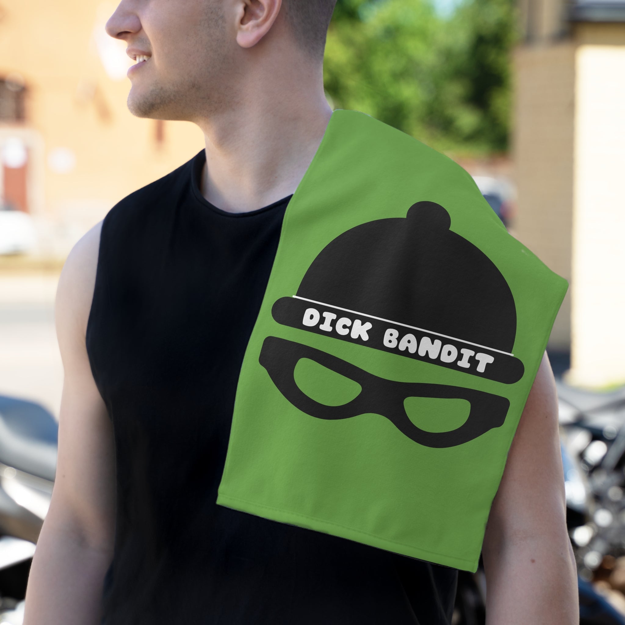 Dick Bandit Light Green | Mix & Match Soft Fun-Flirty Lovers’ Towels