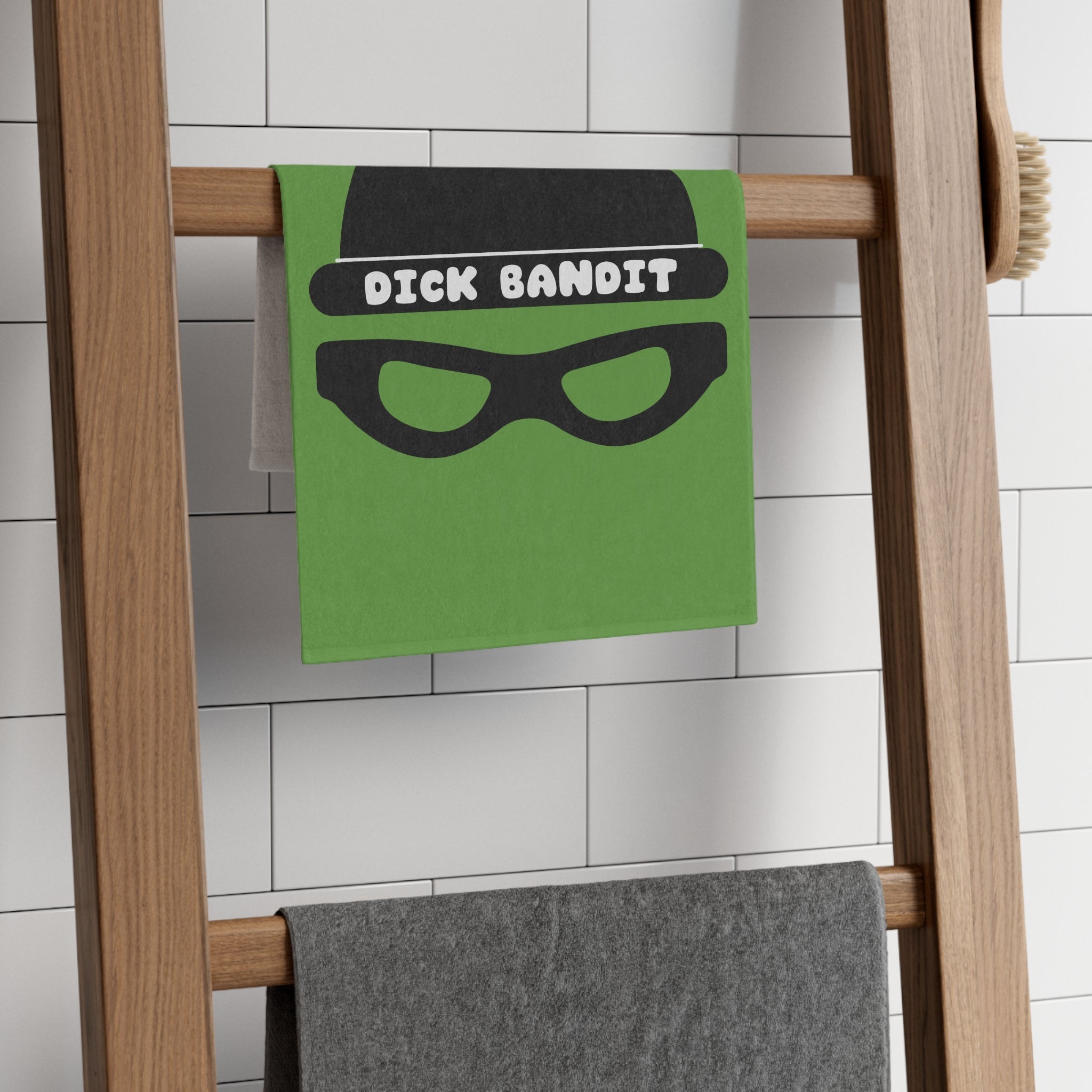 Dick Bandit Light Green | Mix & Match Soft Fun-Flirty Lovers’ Towels