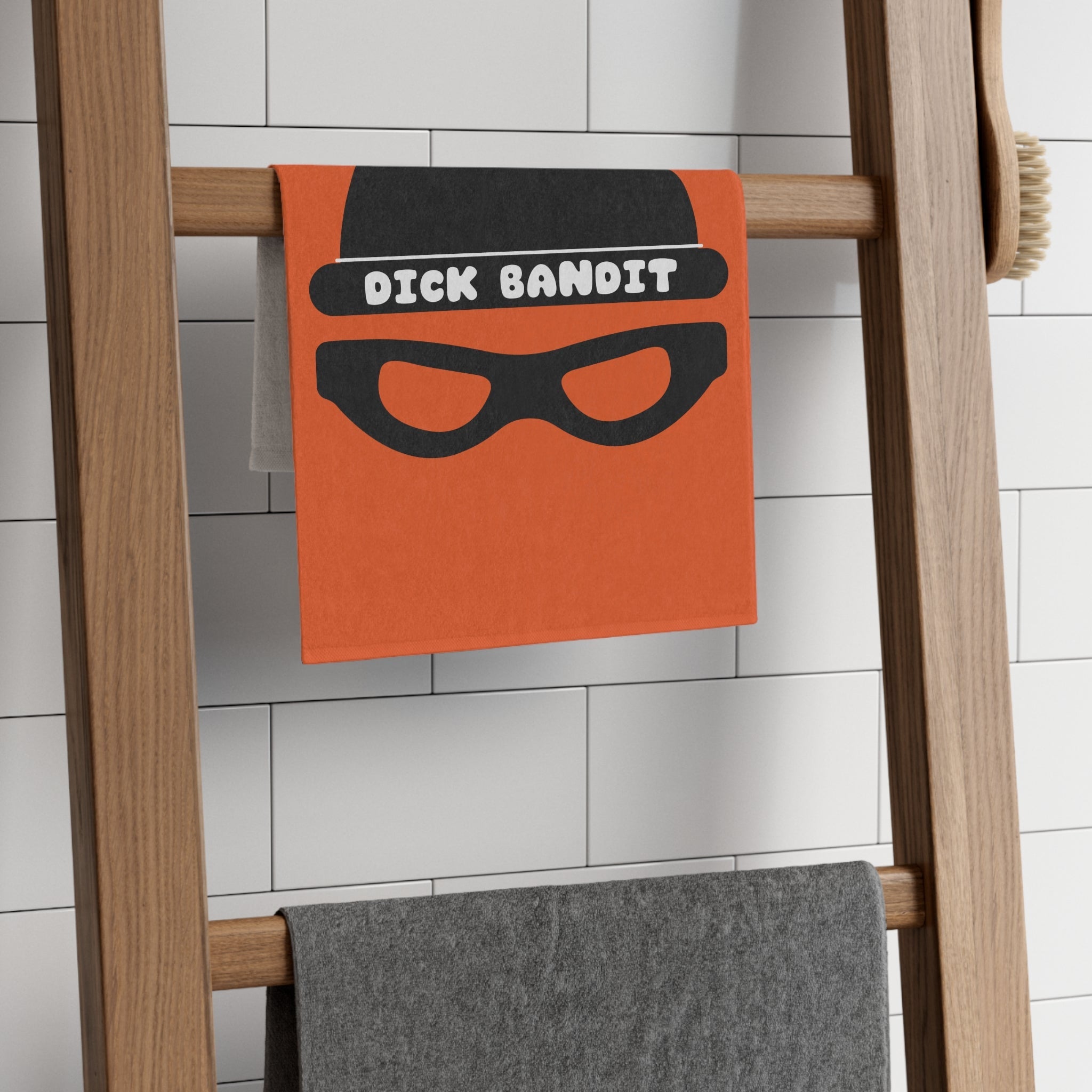 Dick Bandit Orange | Mix & Match Soft Fun-Flirty Lovers’ Towels
