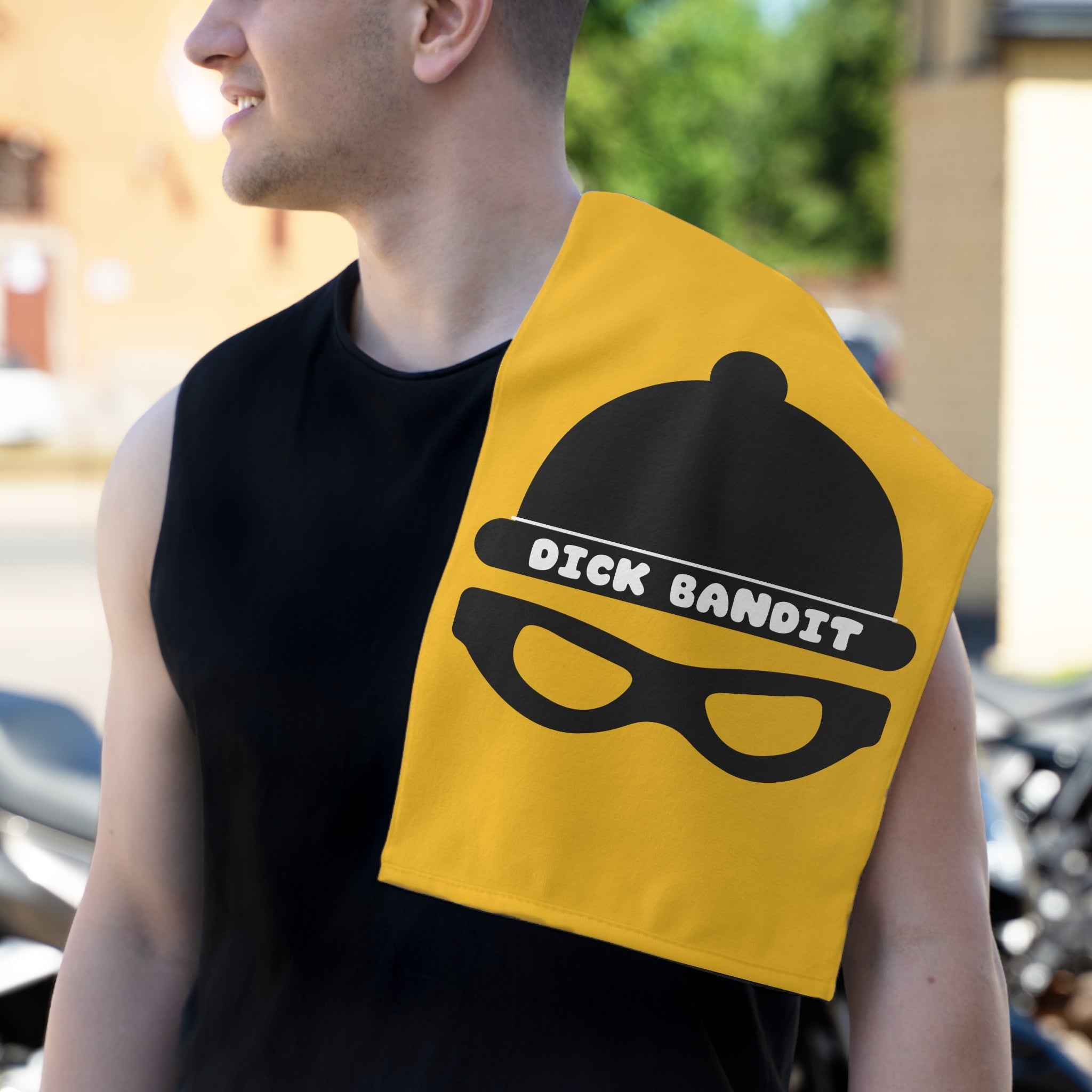 Dick Bandit Yellow | Mix & Match Soft Fun-Flirty Lovers’ Towels