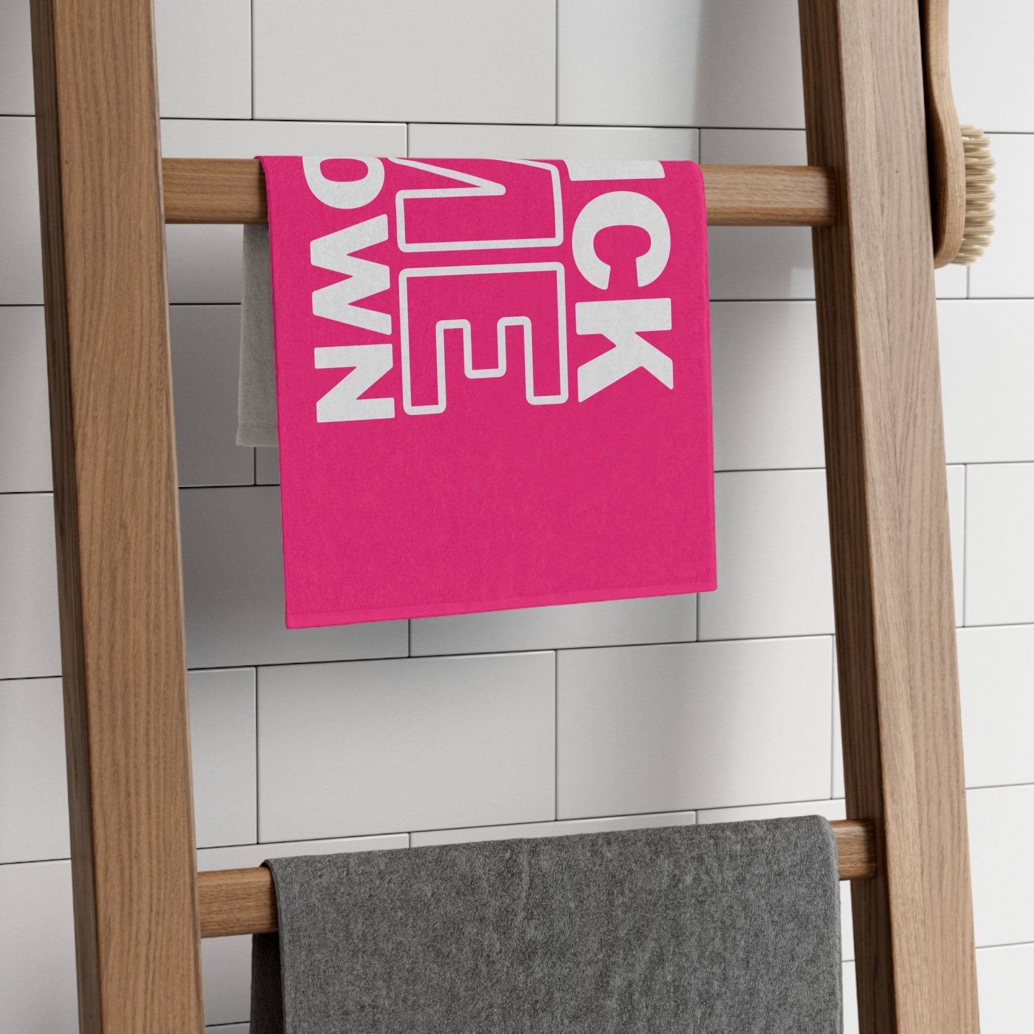 Dick Me Down Pink Mix & Match Soft Sex Towels | Flirty Lovers’ Gifts