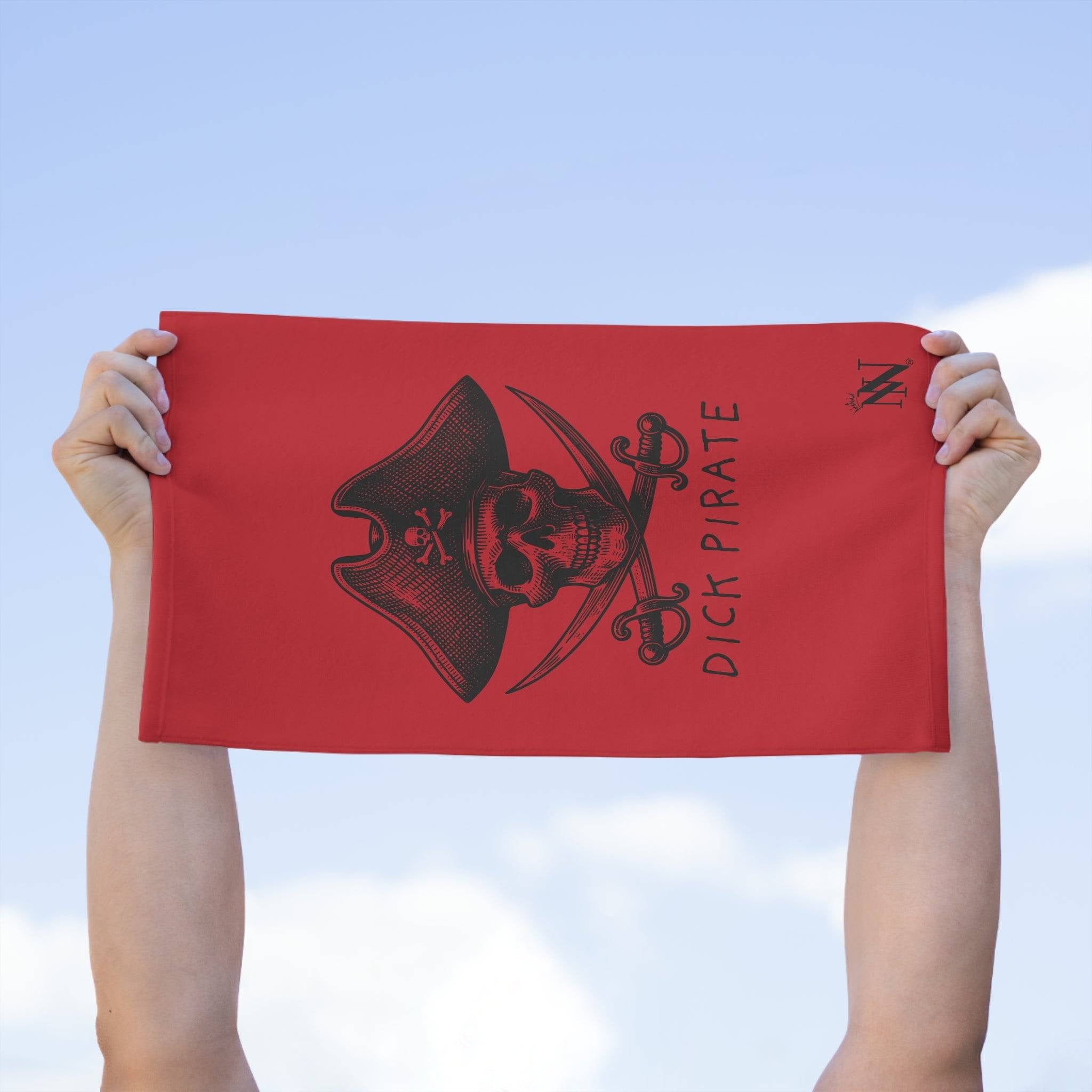 Dick Pirate Red Mix & Match Soft Sex Towels | Naughty Lovers’ Gifts