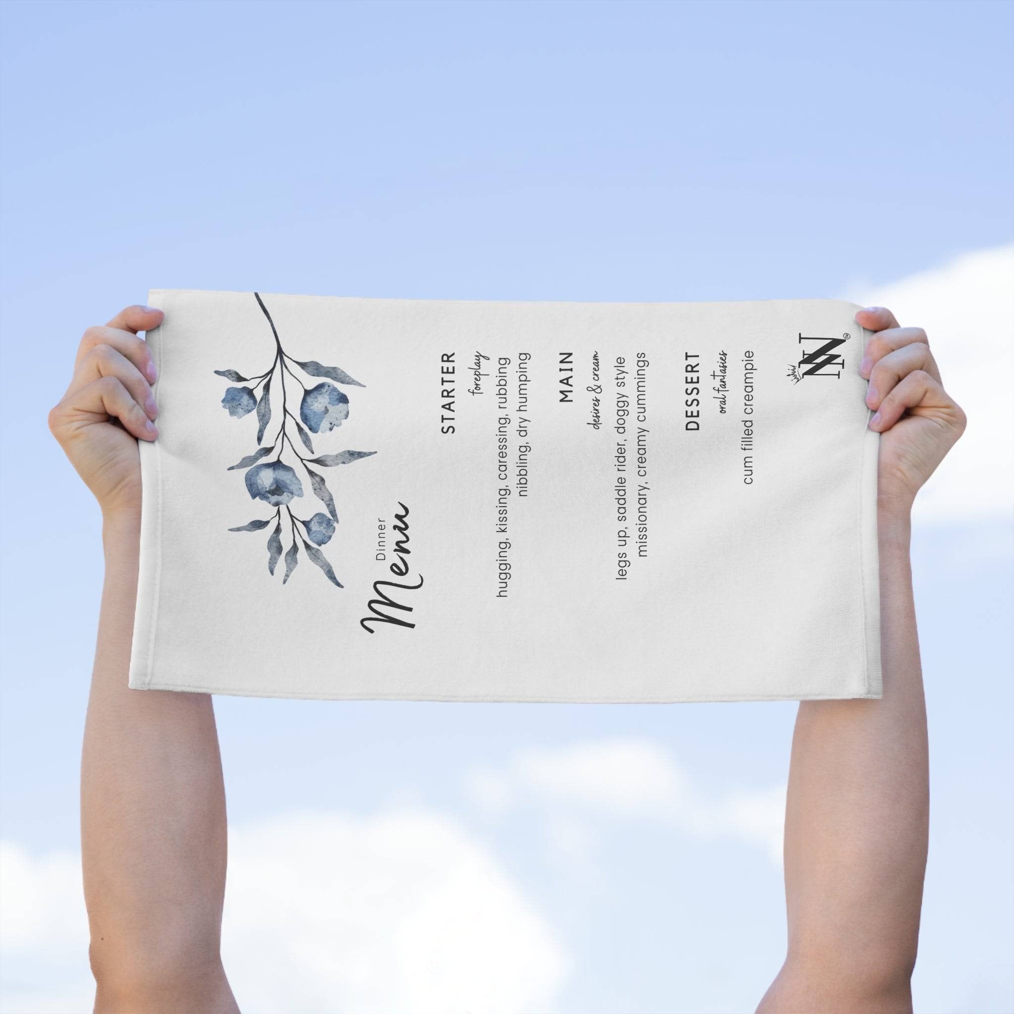 Dinner Menu | Mix & Match Soft Fun-Flirty Lovers’ Towels