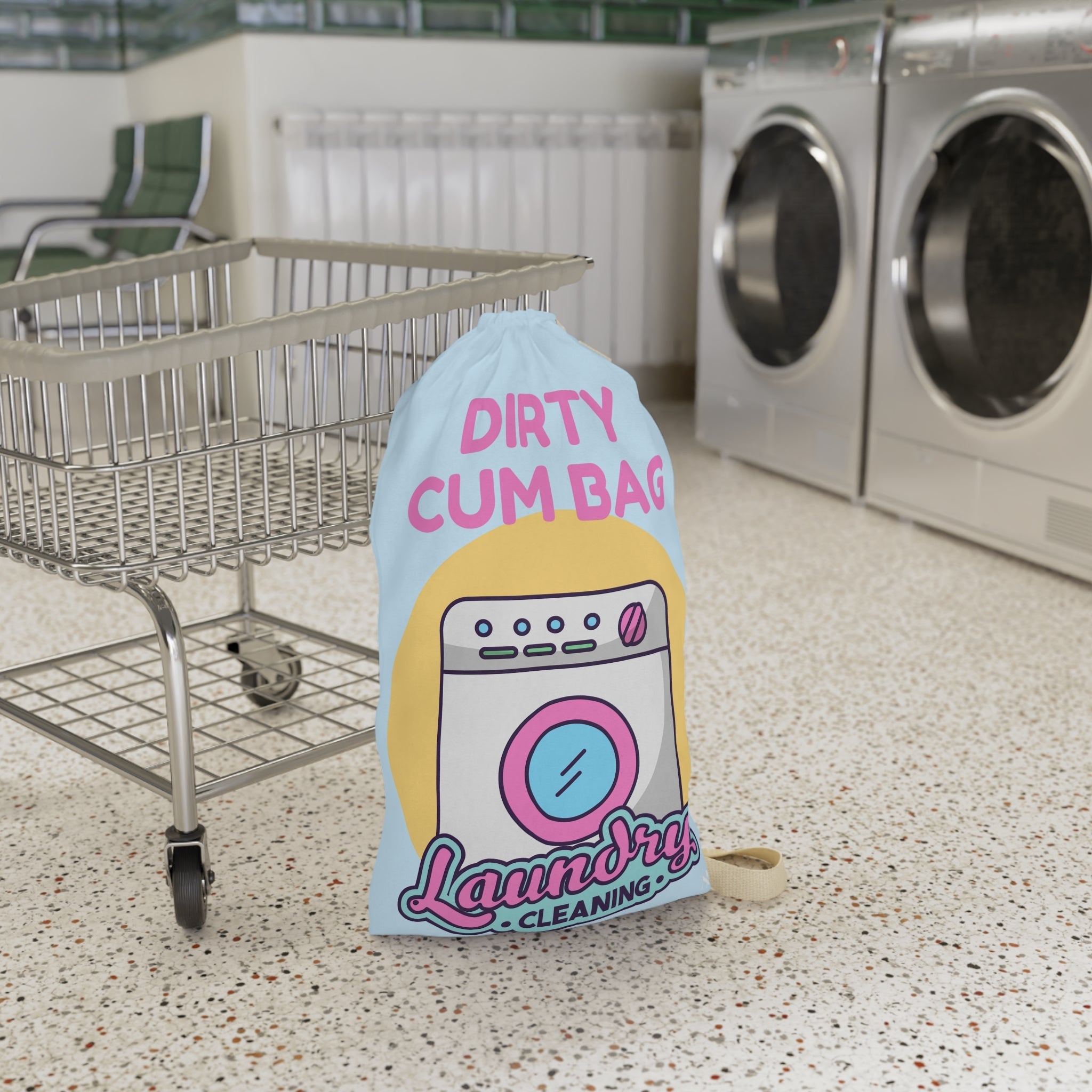 Dirty Cum Bag | Nectar Napkins Fun-Flirty Lovers’ Laundry Bag