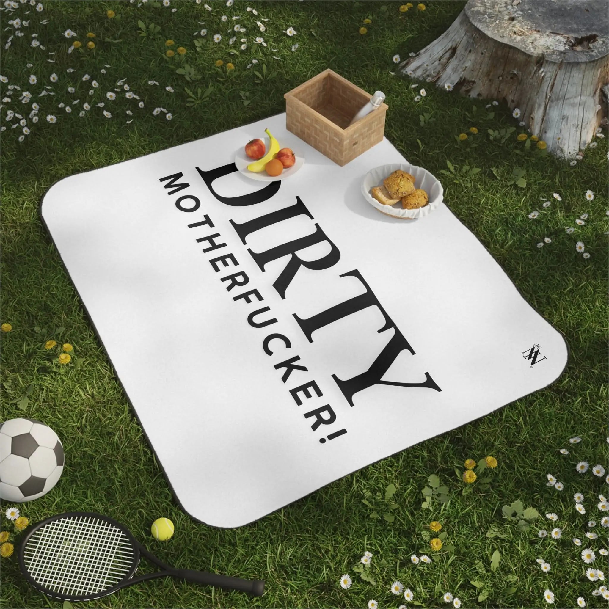 Dirty Motherfucker! | Mix Match Fun-Flirty Lovers’ Water-Resistant Blankets