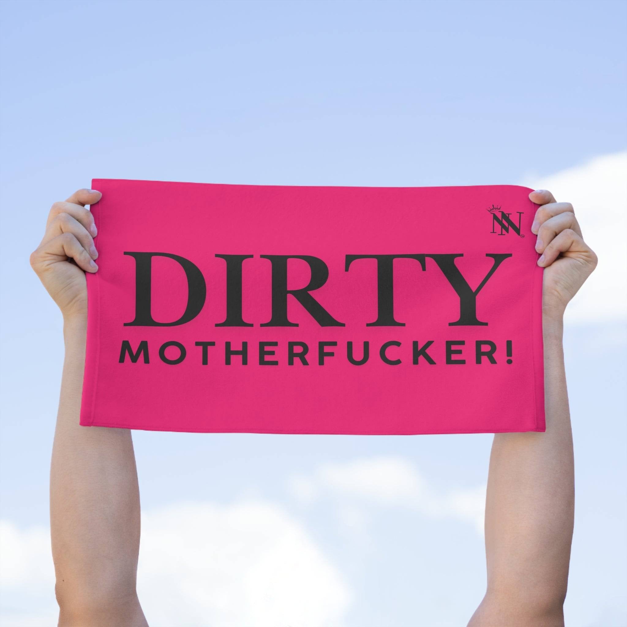 Dirty Motherfucker! Pink Mix & Match Soft Sex Towels | Flirty Lovers’ Gifts