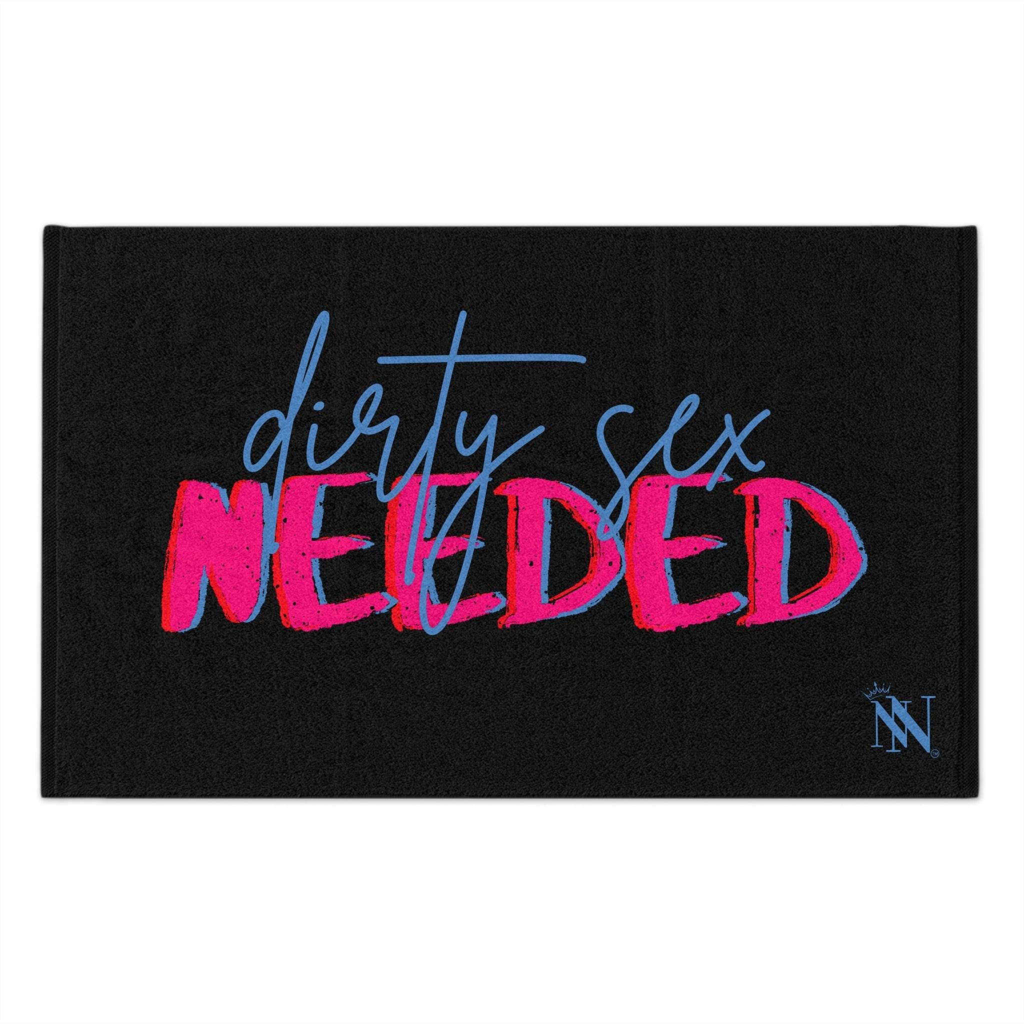 Dirty Sex Needed Black | Mix & Match Soft Sex Towels | Flirty Lovers’ Gifts