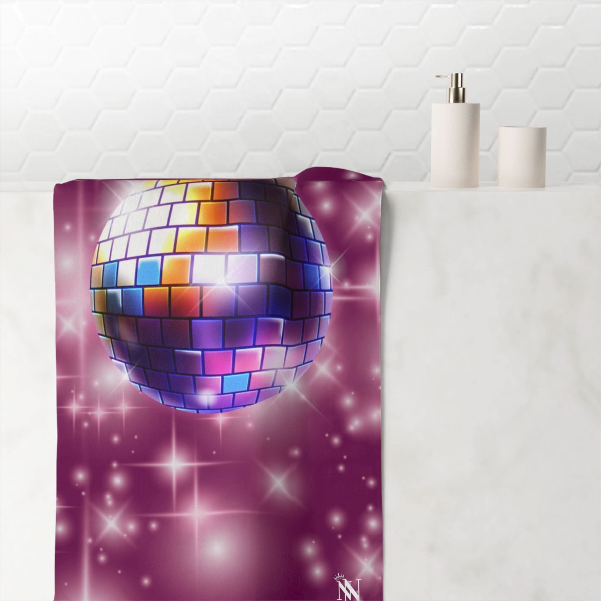 Disco Ball | Mix & Match Naughty XL Fun-Flirty Lovers’ Towels
