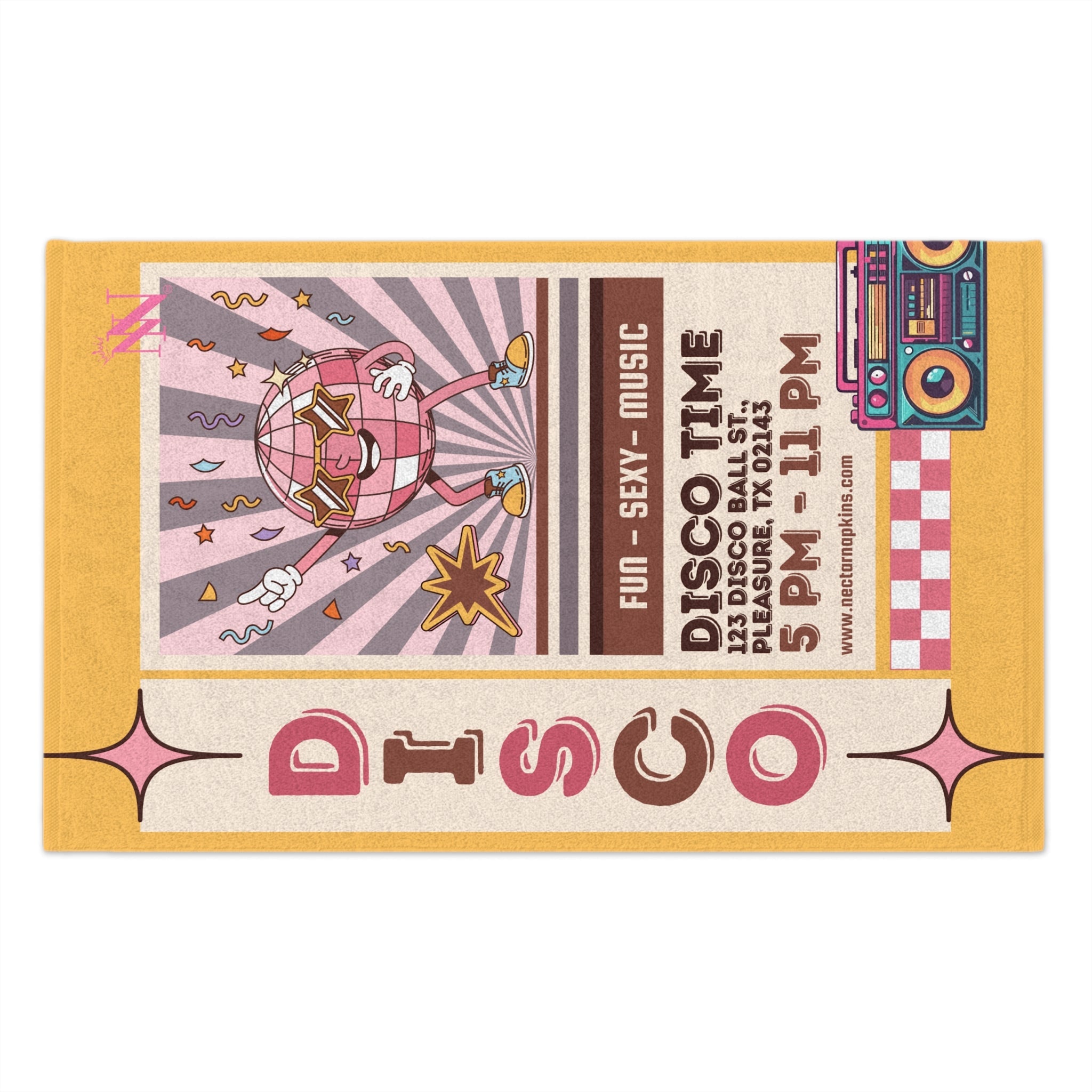 Disco | Mix & Match Soft Fun-Flirty Lovers’ Towels