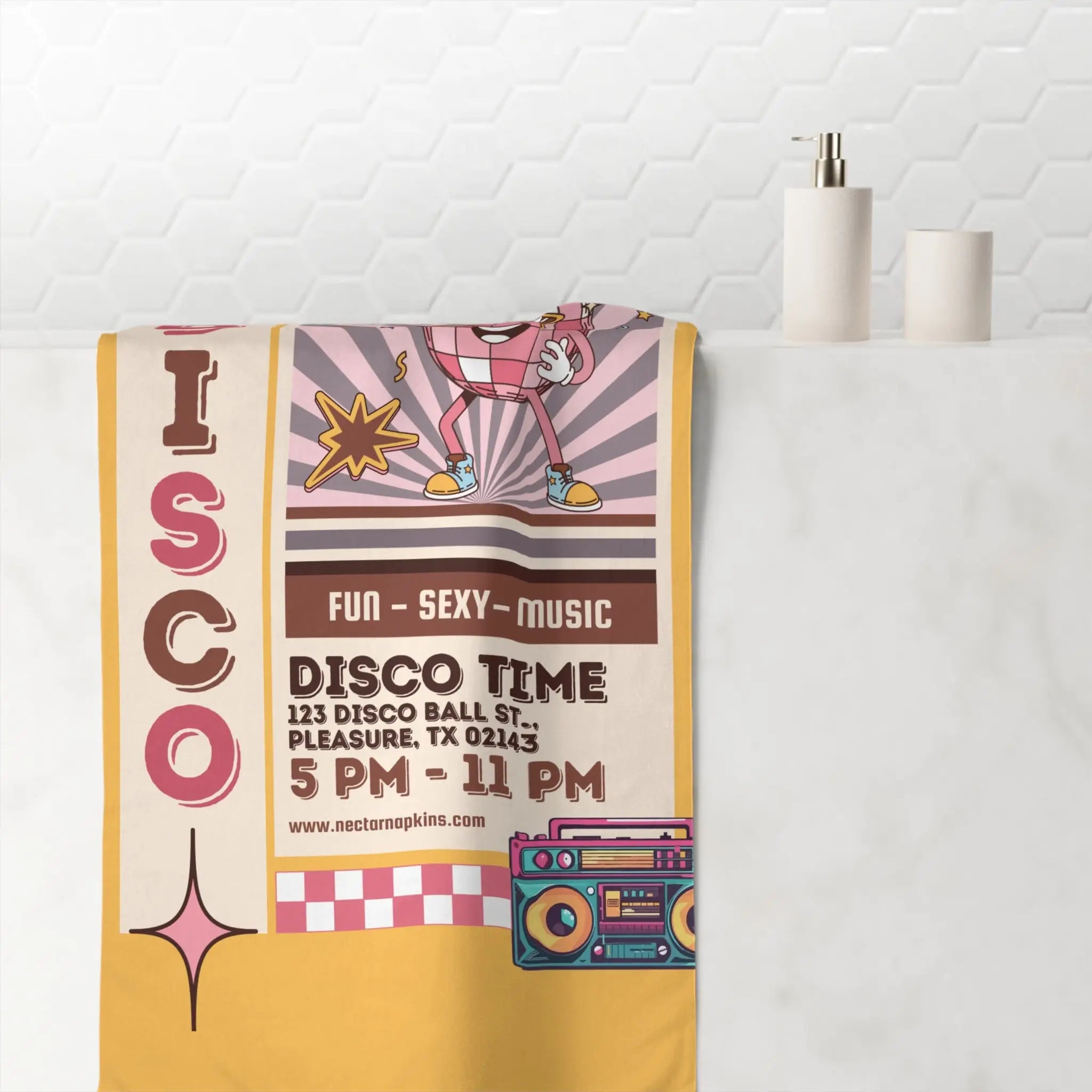 Disco | Mix & Match XL Fun-Flirty Loversβ Towels