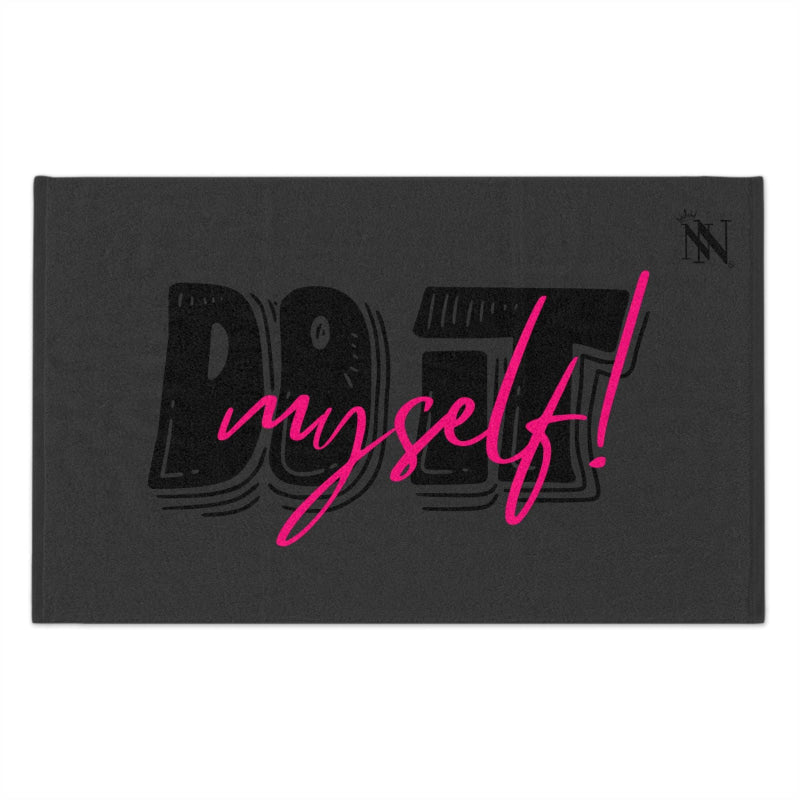 Do It Myself! Dark Grey Mix & Match Soft Sex Towels | Flirty Lovers’ Gifts