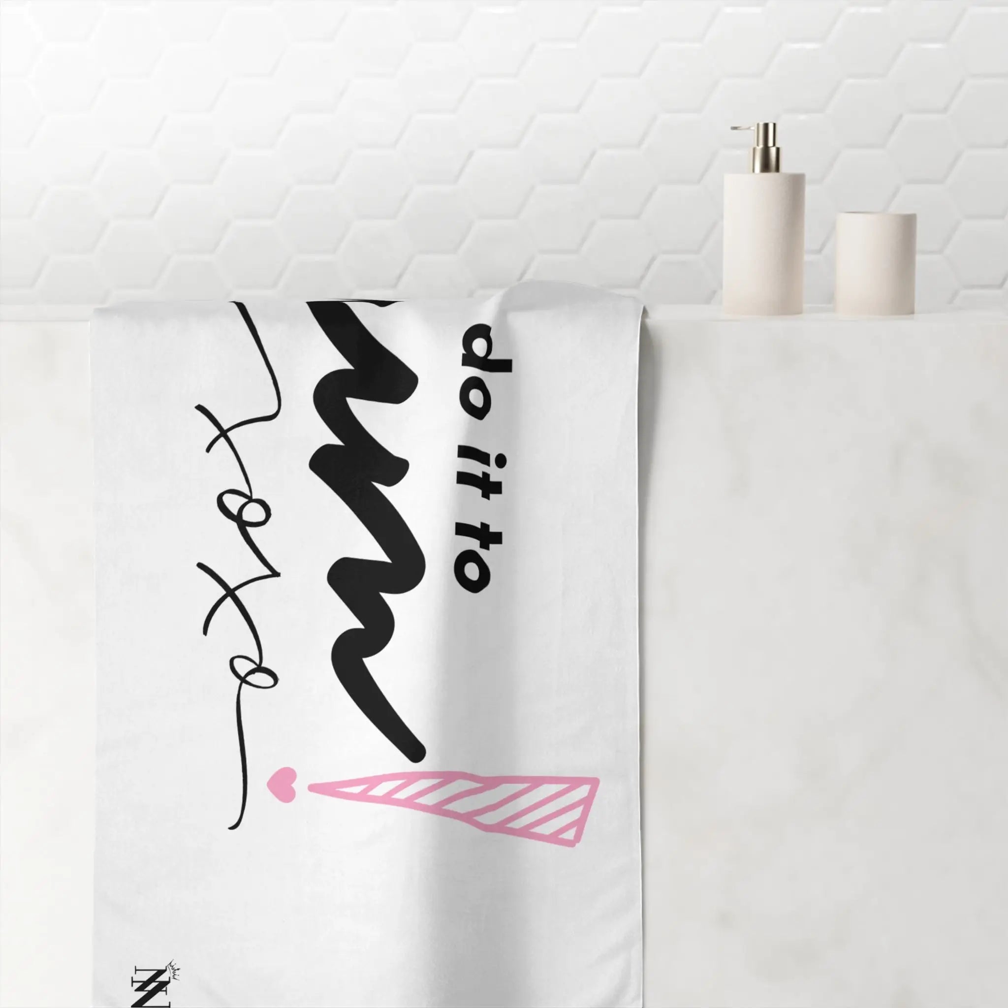 Do It To Cum! | Mix & Match XL Fun-Flirty Lovers’ Towels