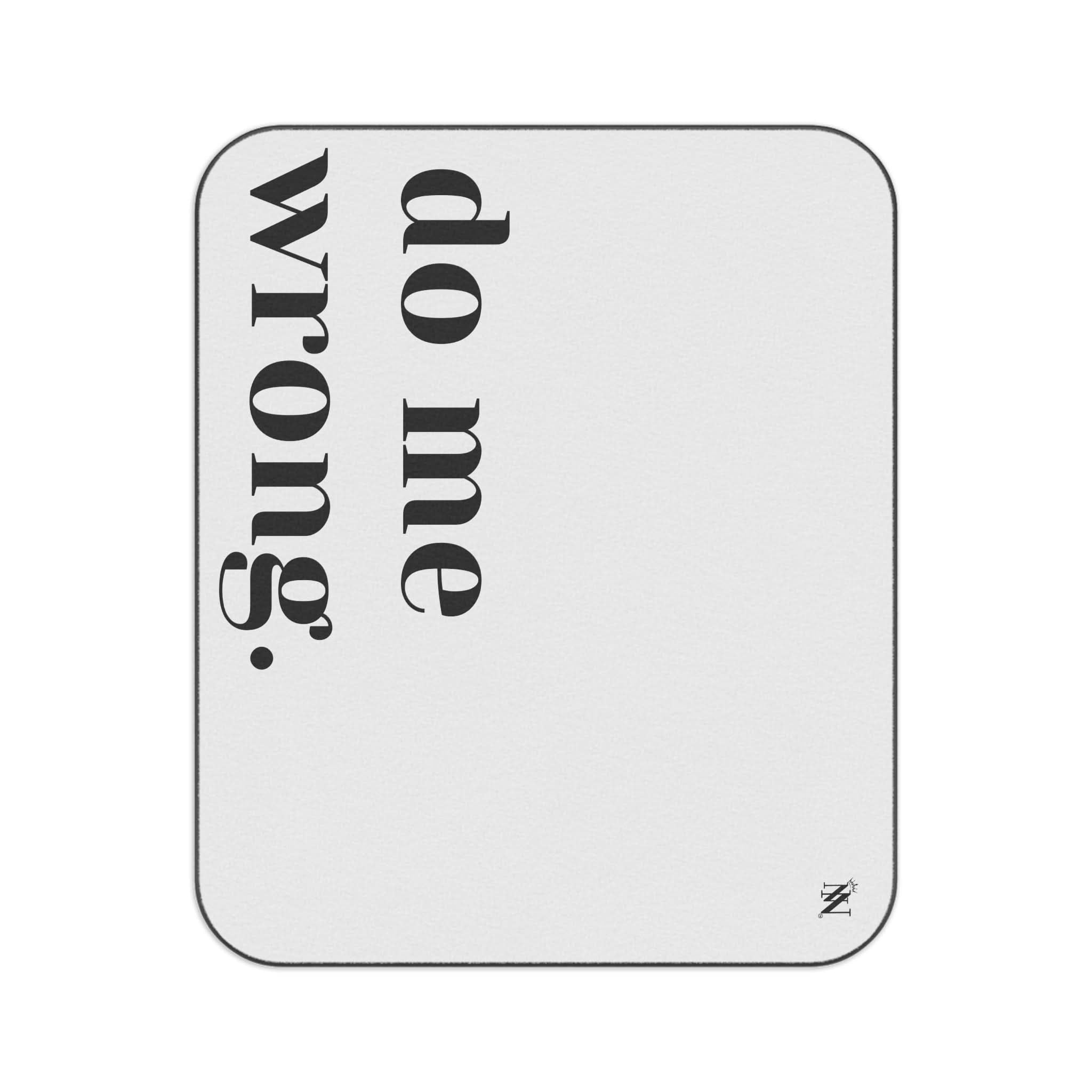 Do Me Wrong. | Mix Match Fun-Flirty Lovers’ Water-Resistant Blankets