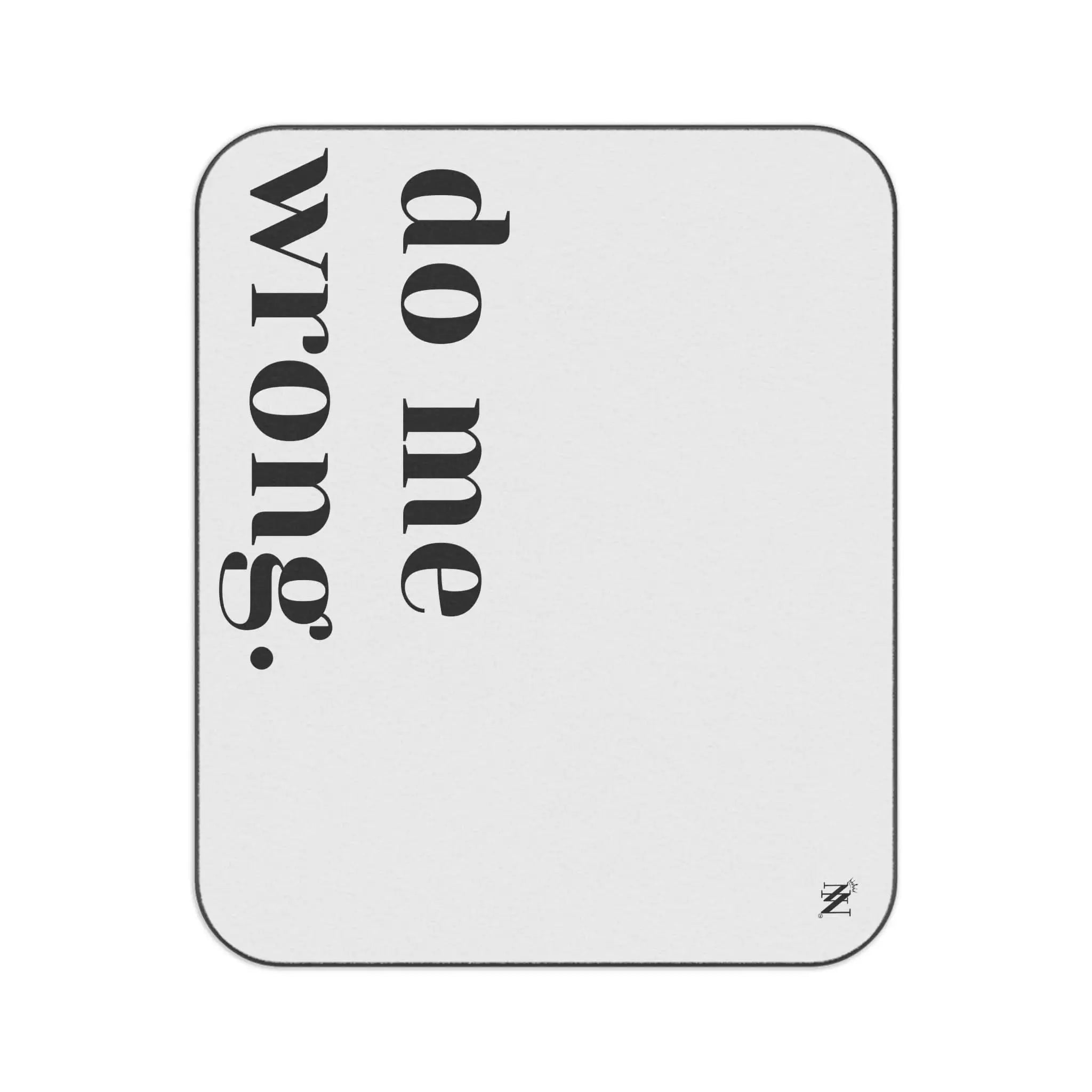 Do Me Wrong. | Mix Match Fun-Flirty Lovers’ Water-Resistant Blankets