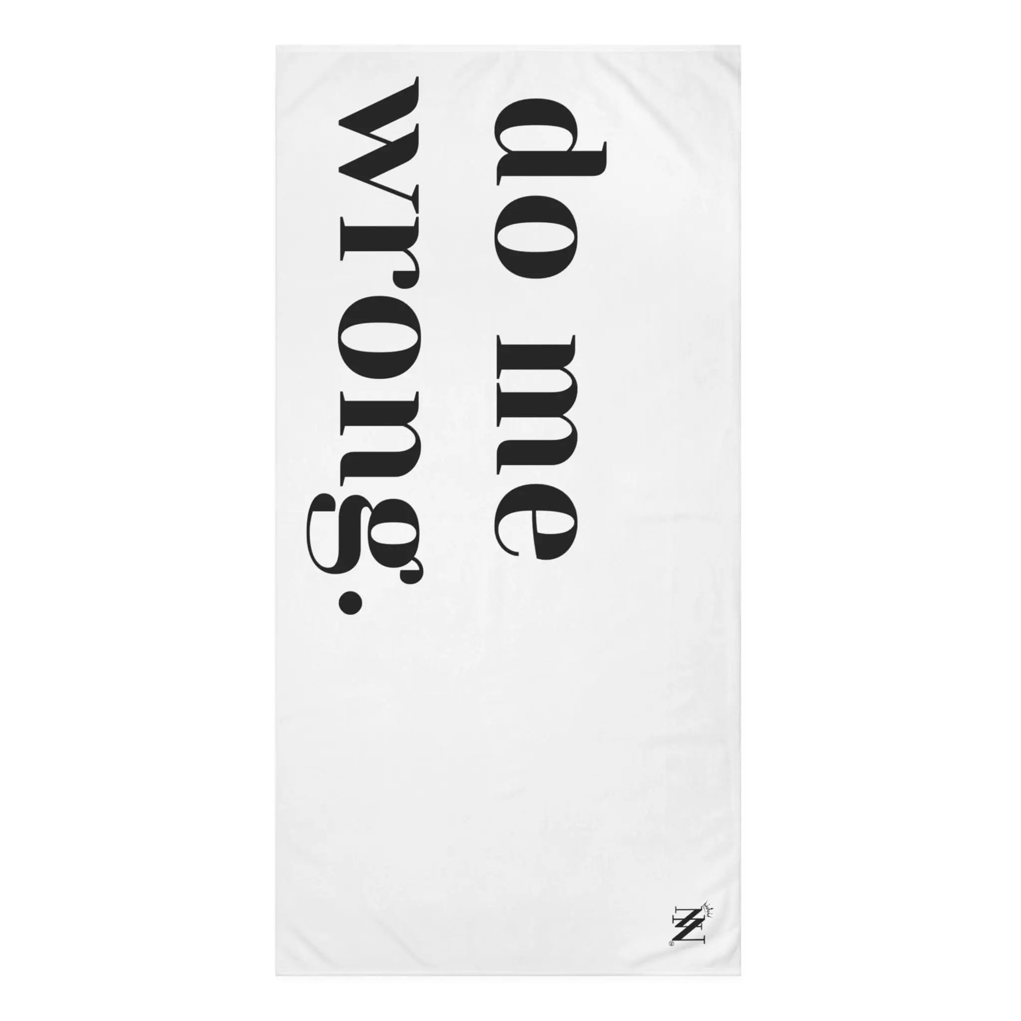 Do Me Wrong. | Mix & Match Naughty XL Fun-Flirty Lovers’ Towels