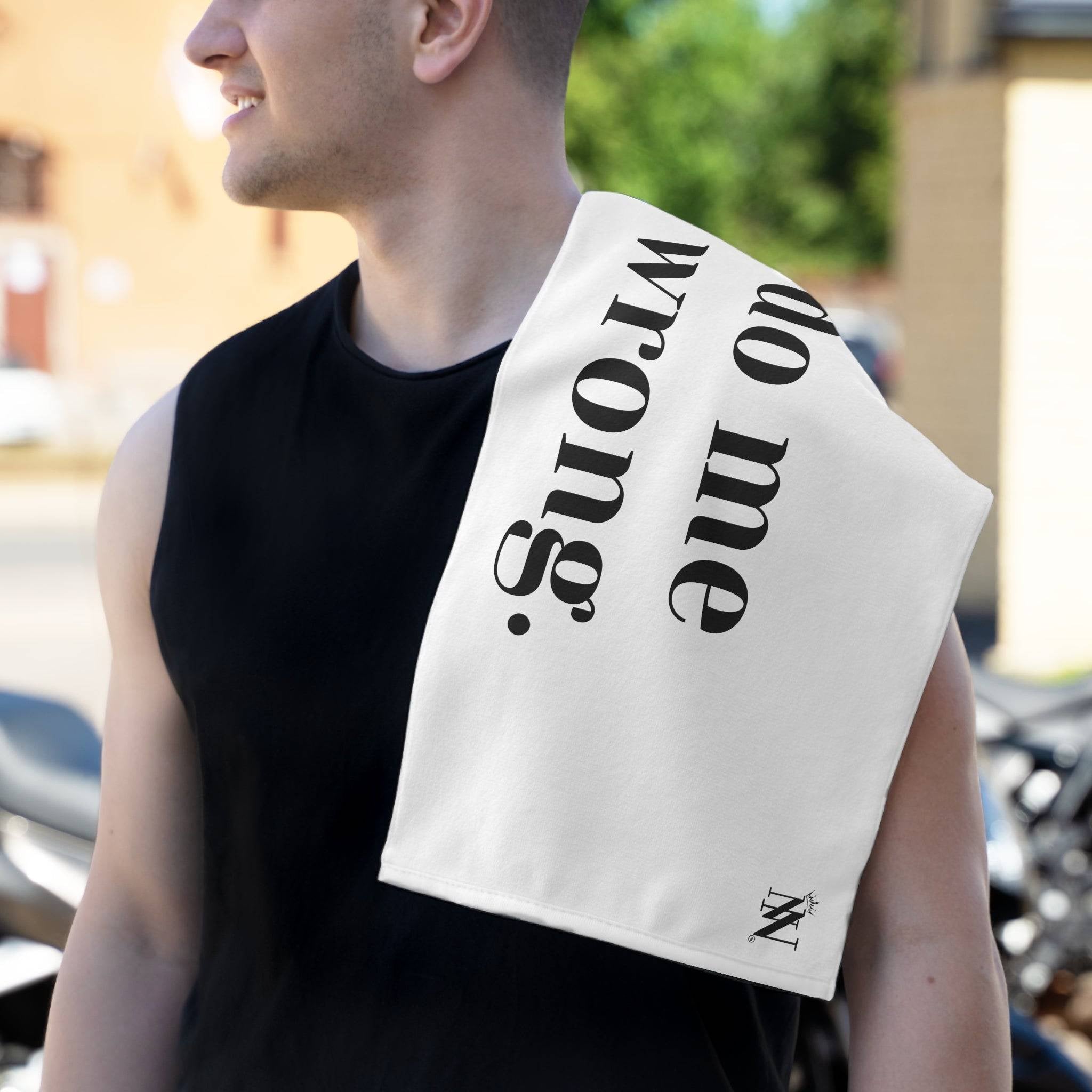 Do Me Wrong | Mix & Match Soft Fun-Flirty Lovers’ Towels