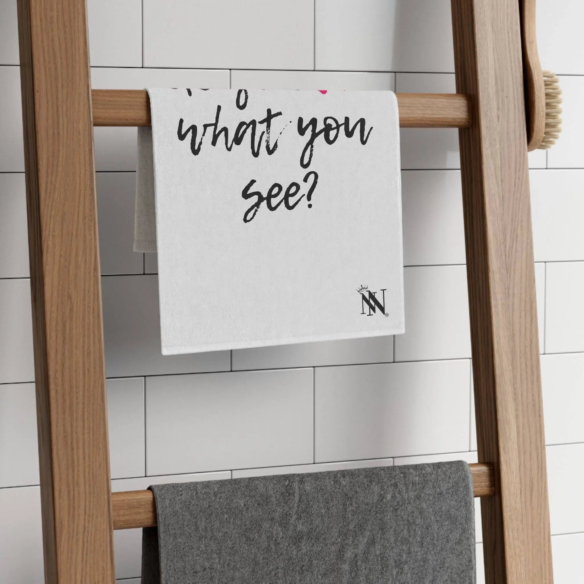 Do You Like What You See? | Mix & Match Soft Fun-Flirty Lovers’ Towels