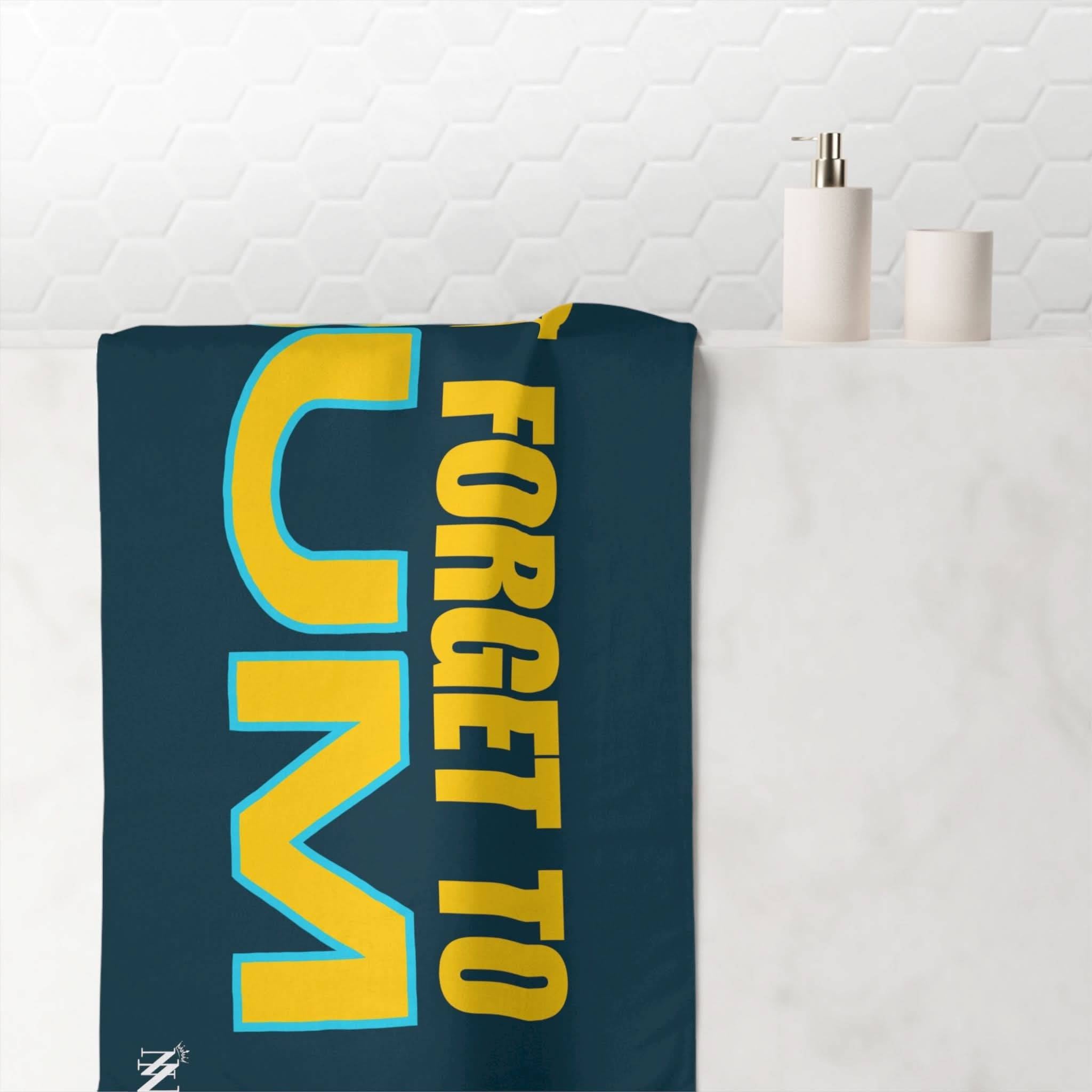 Don’t Forget to Cum | Mix & Match Naughty XL Fun-Flirty Lovers’ Towels