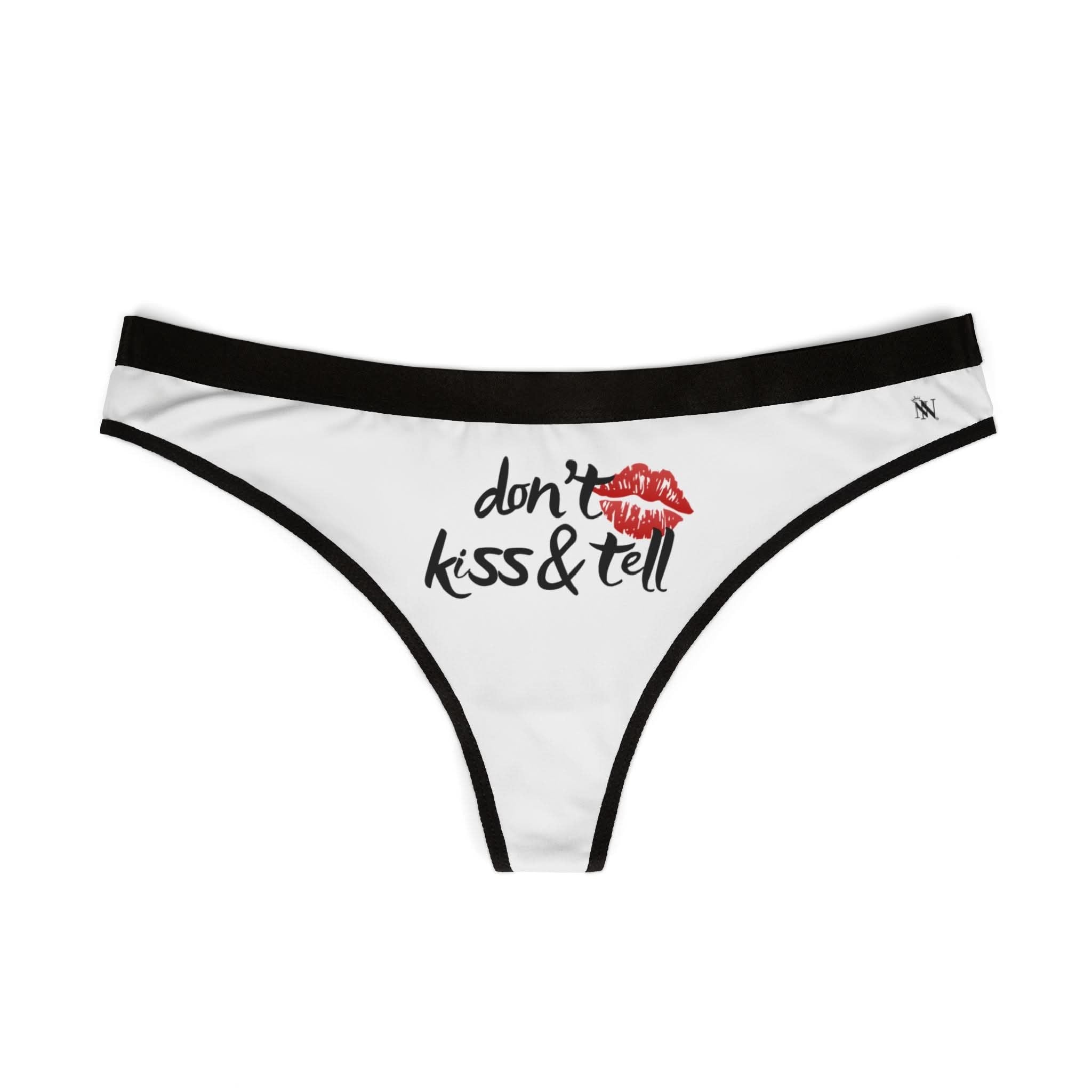 Don’t Kiss & Tell | Mix & Match Women’s Fun-Flirty Lovers’ Thongs