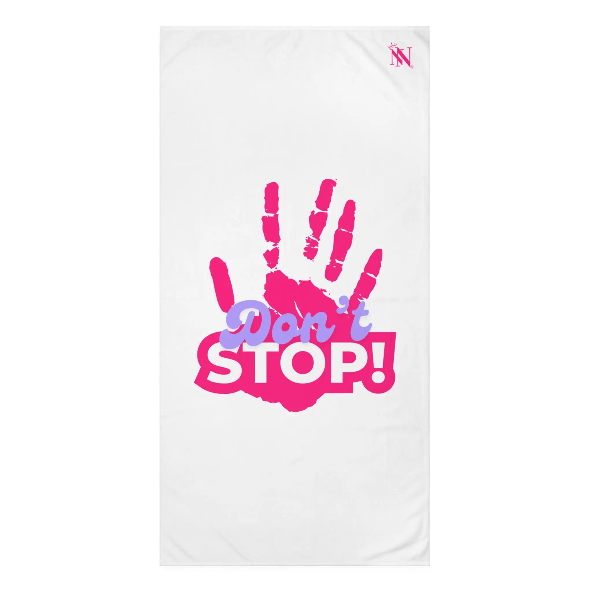 Don’t Stop! Handprint | Mix & Match Naughty XL Fun-Flirty Lovers’ Towels