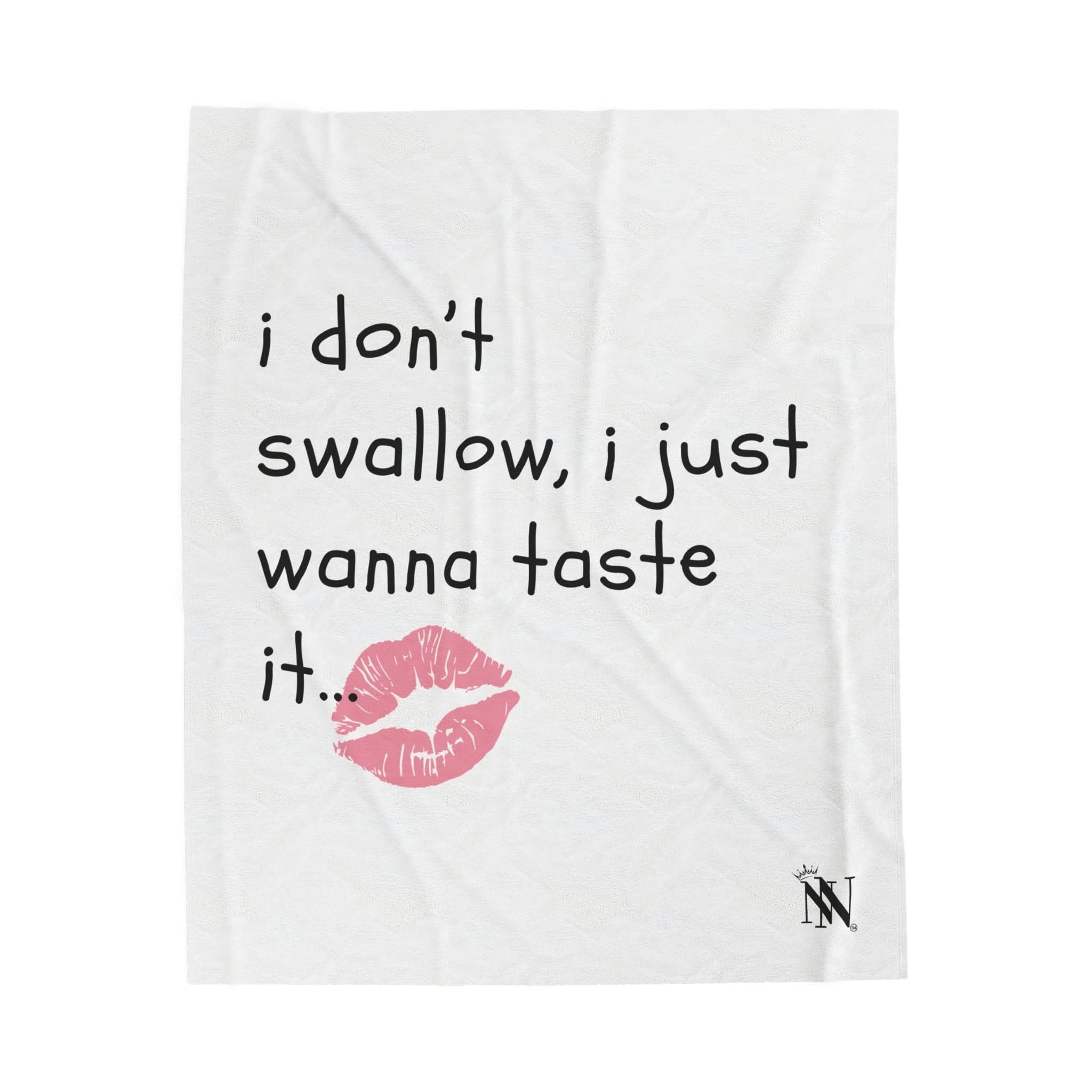 Don’t Swallow | Mix & Match Fun-Flirty Lovers’ Blankets
