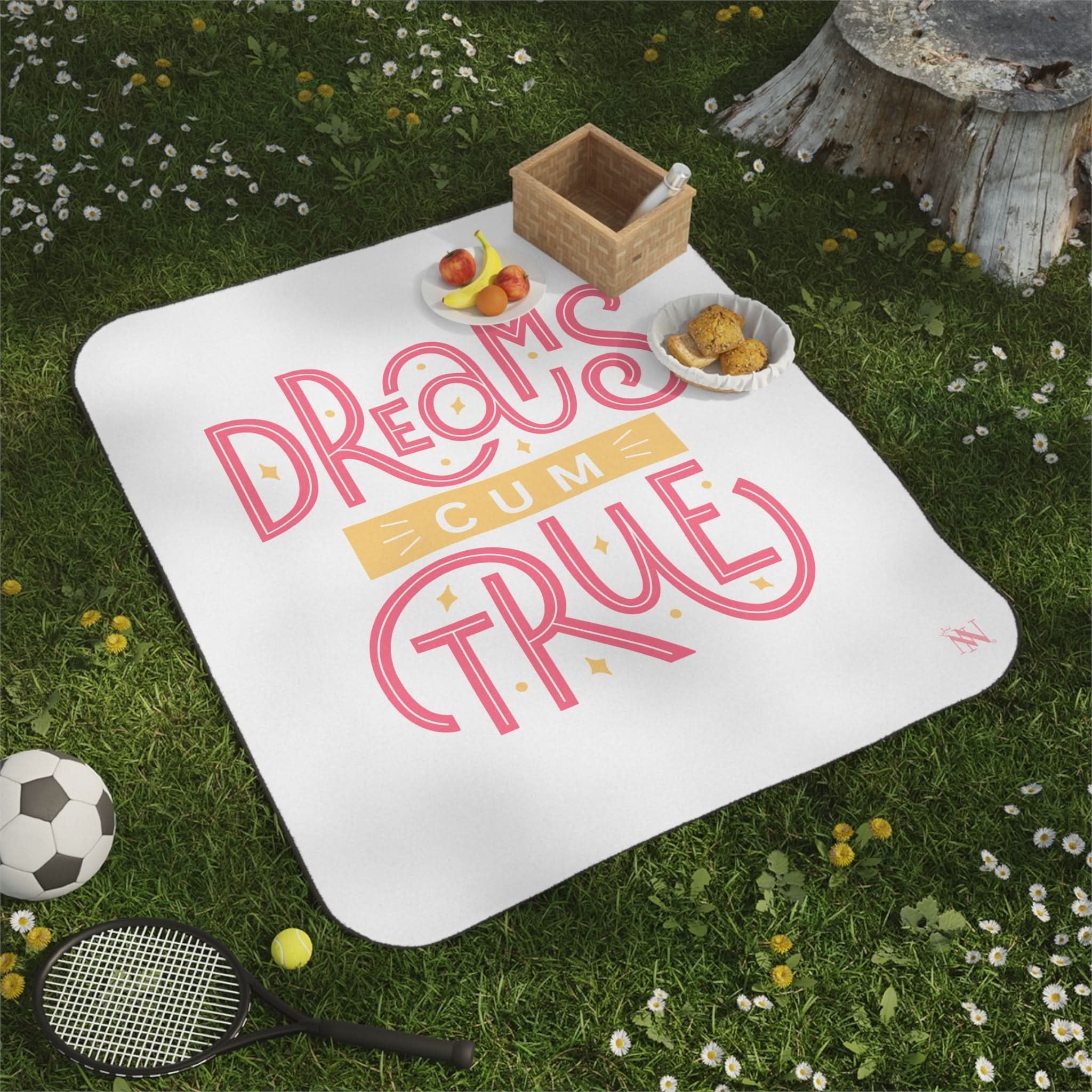 Dreams Cum True | Mix Match Fun-Flirty Lovers’ Water-Resistant Blankets