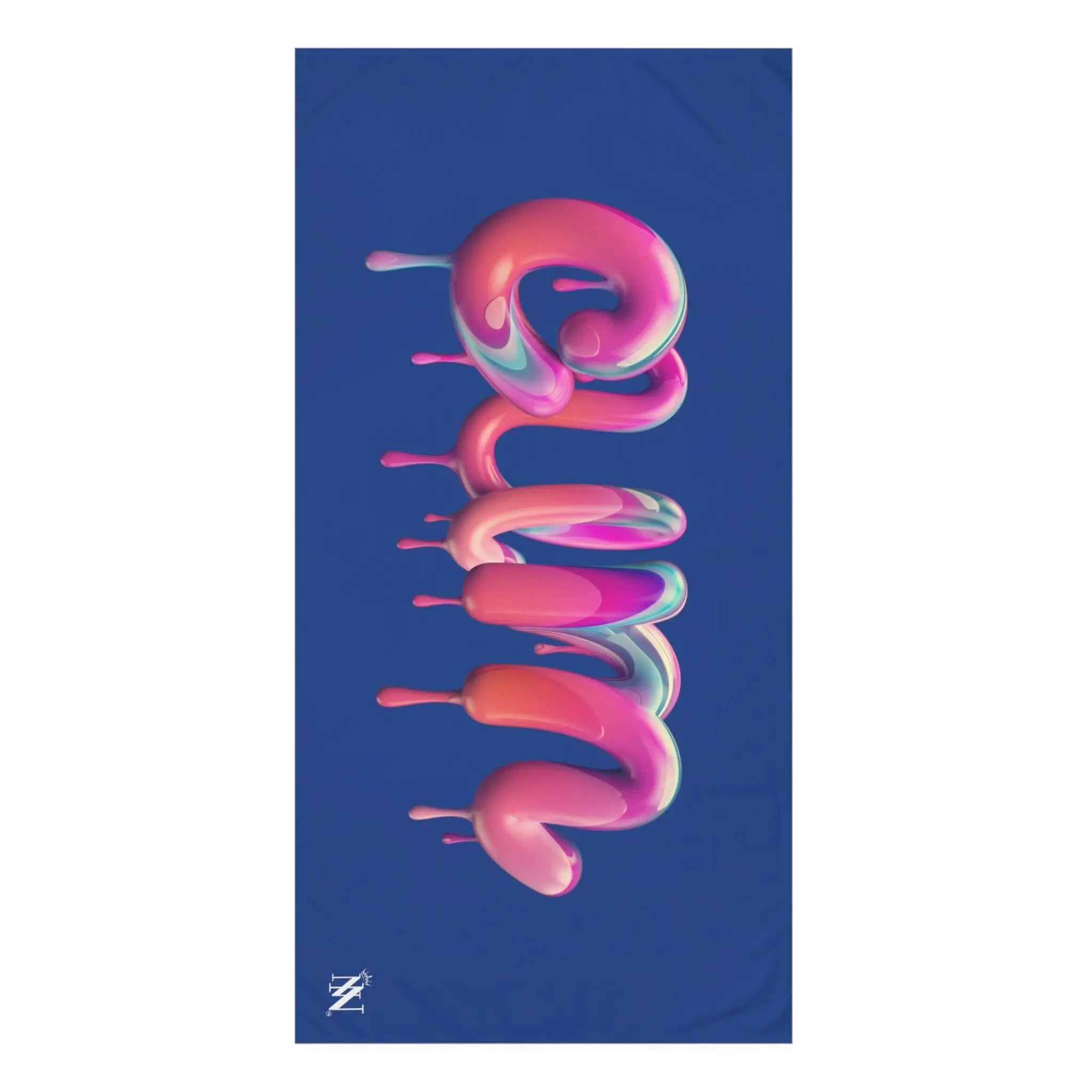 Dripping Cum Blue | Mix & Match XL Fun-Flirty Lovers’ Towels