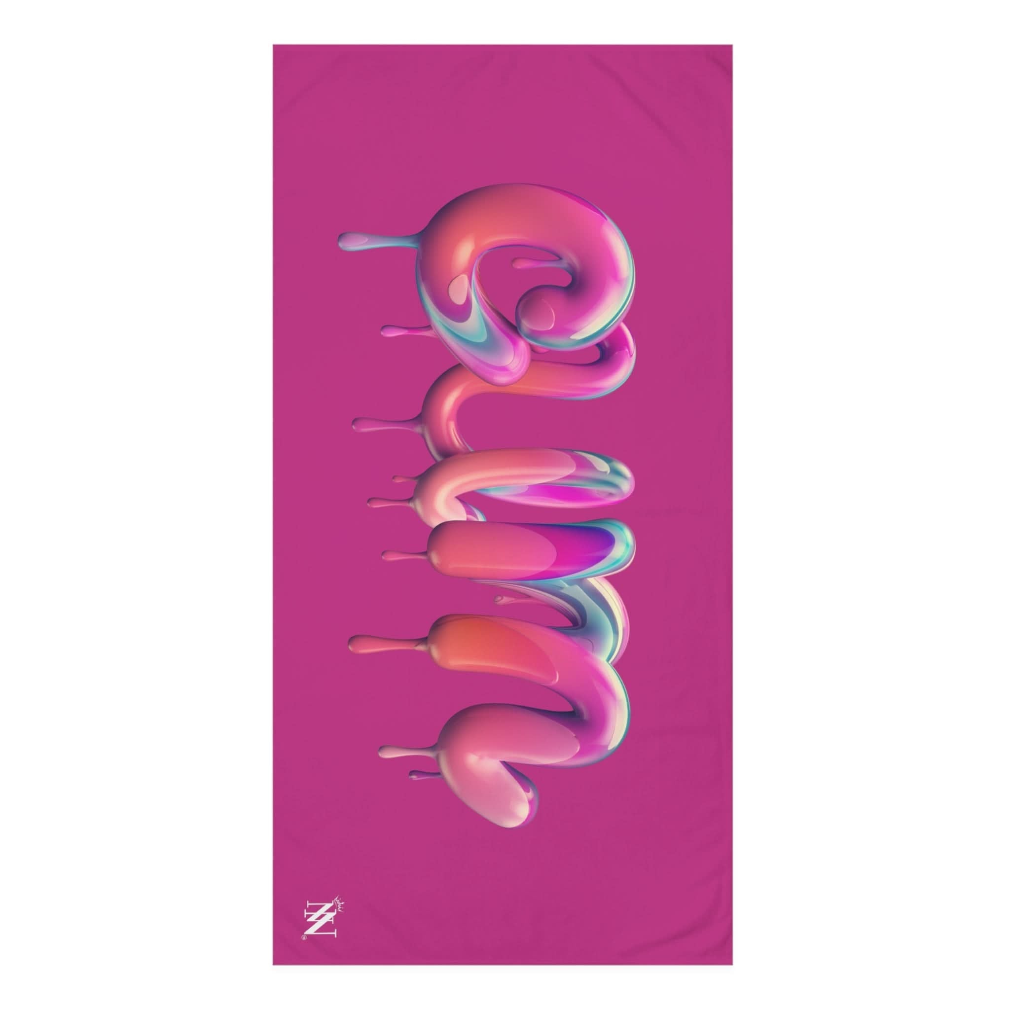 Dripping Cum Fuscia | Mix & Match XL Fun-Flirty Lovers’ Towels