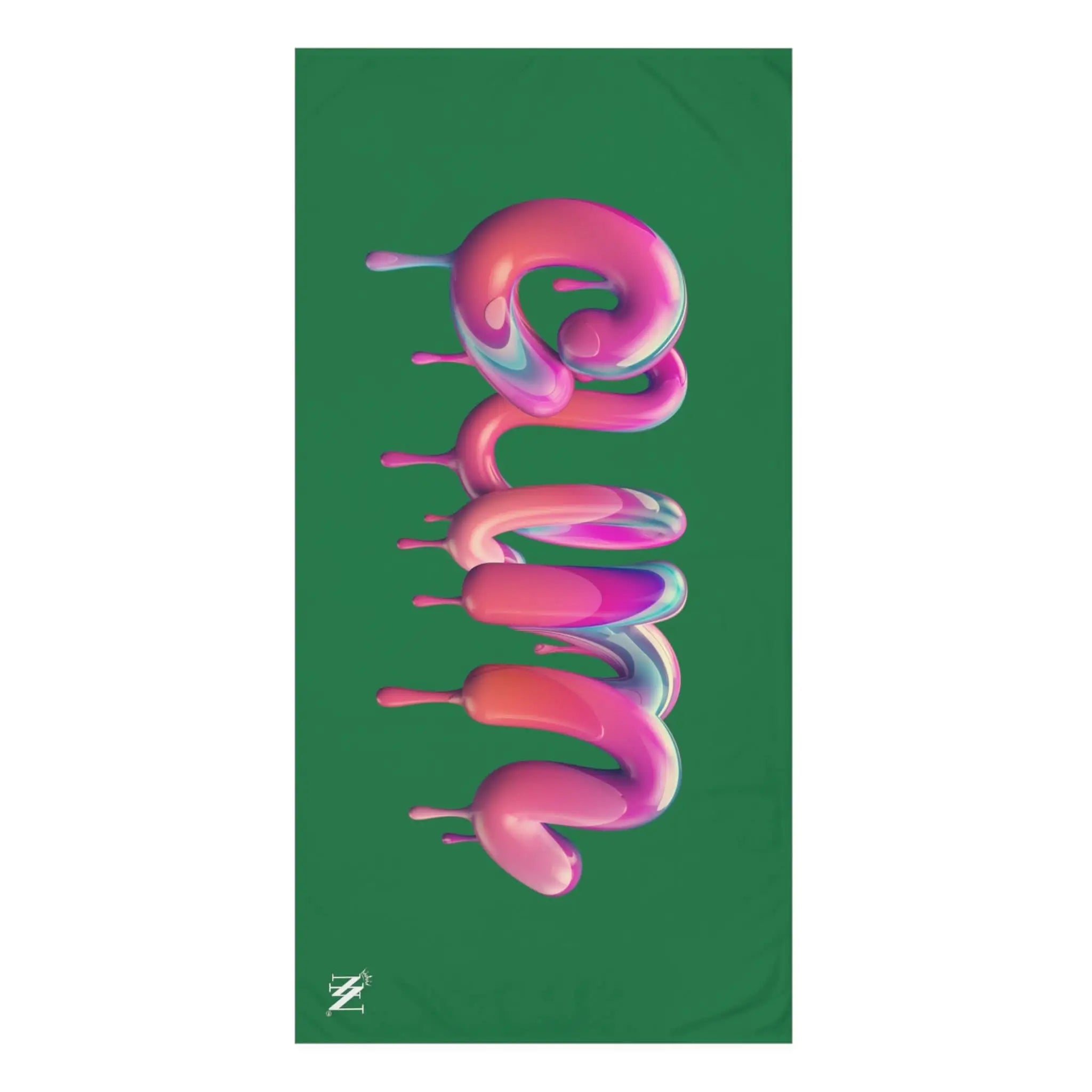Dripping Cum Green | Mix & Match XL Fun-Flirty Lovers’ Towels