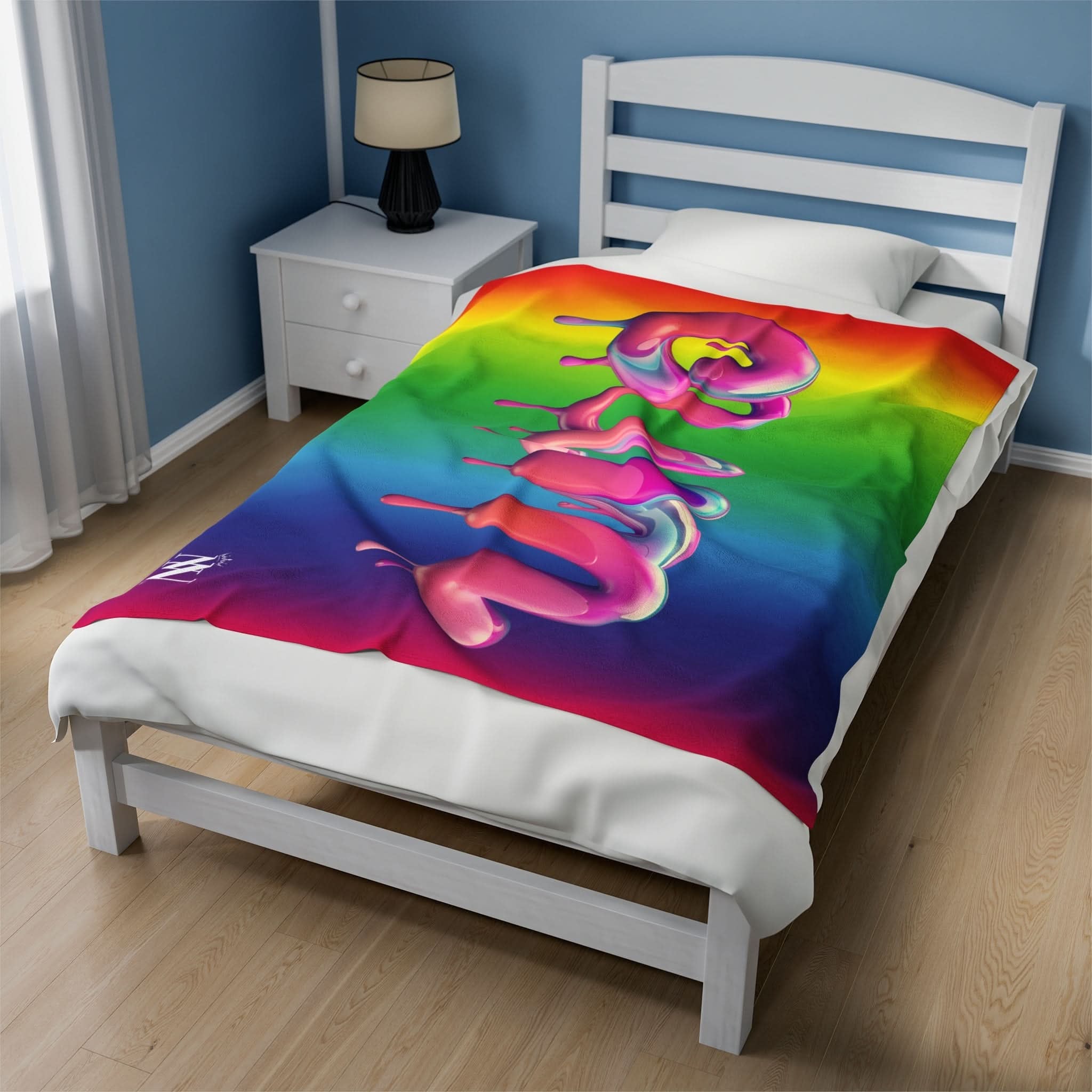 Dripping Cum Rainbow | Mix & Match Fun-Flirty Lovers’ Blankets