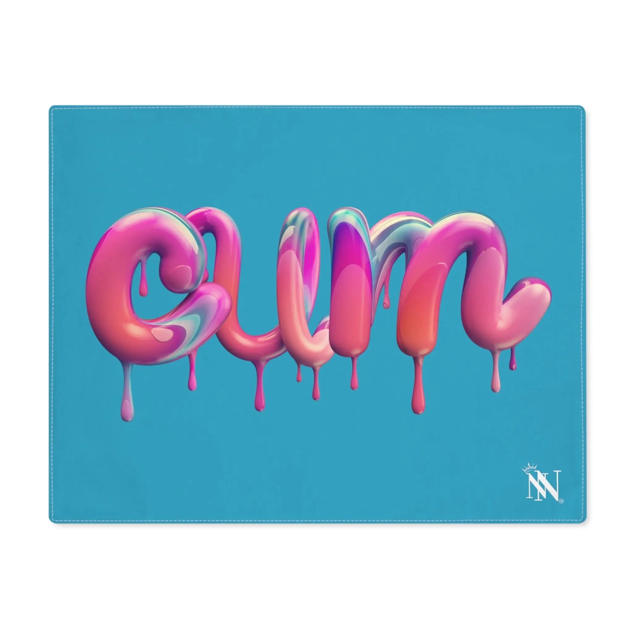 Dripping Cum Teal | Mix & Match Playful Fun-Flirty Lovers’ Toy Mats
