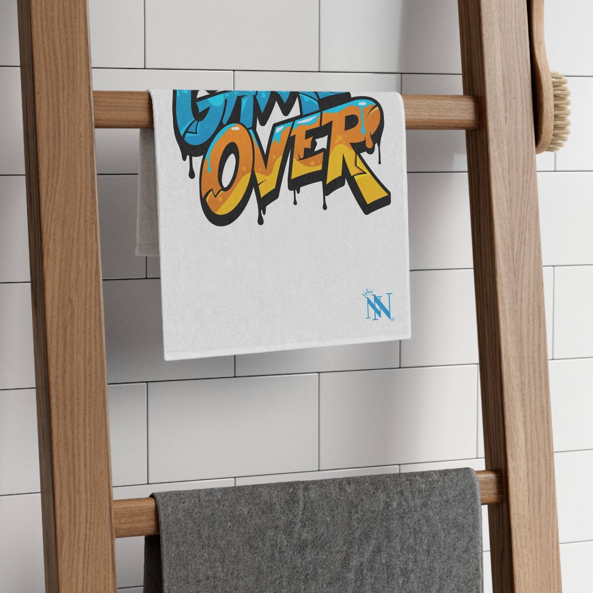 Dripping Game Over White Mix & Match Soft Sex Towels | Naughty Lovers’ Gifts