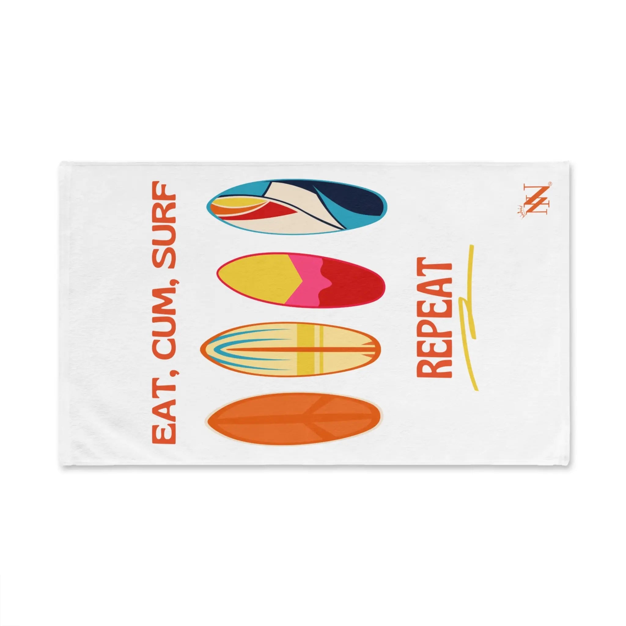 Eat Cum Surf Repeat | Mix & Match Classic Fun-Flirty Lovers’ Towels