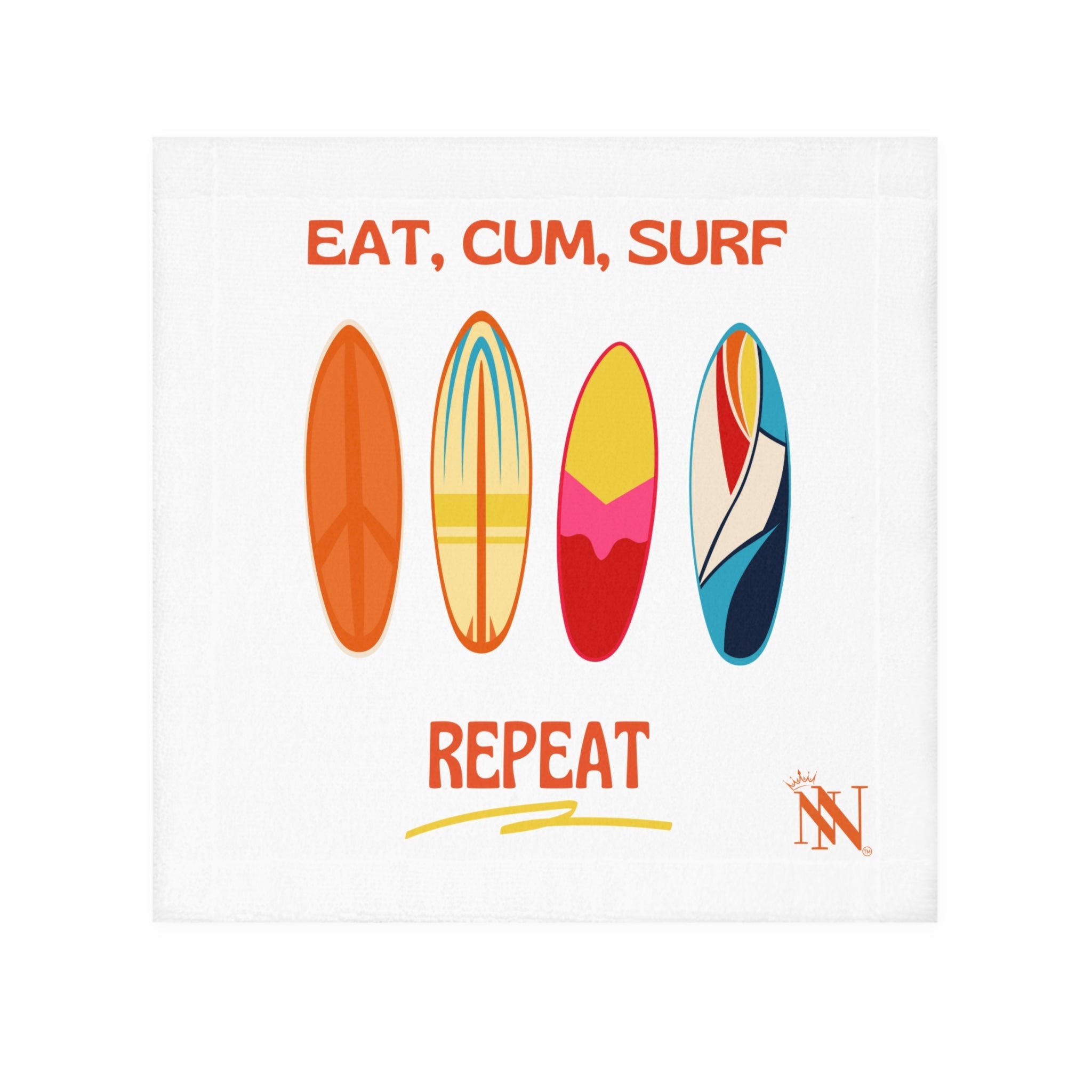Eat Cum Surf Repeat Mix & Match Lils’ Fun-Flirty Lovers’ Towels