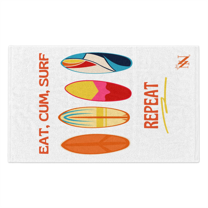 Eat Cum Surf Repeat | Mix & Match Soft Fun-Flirty Lovers’ Towels