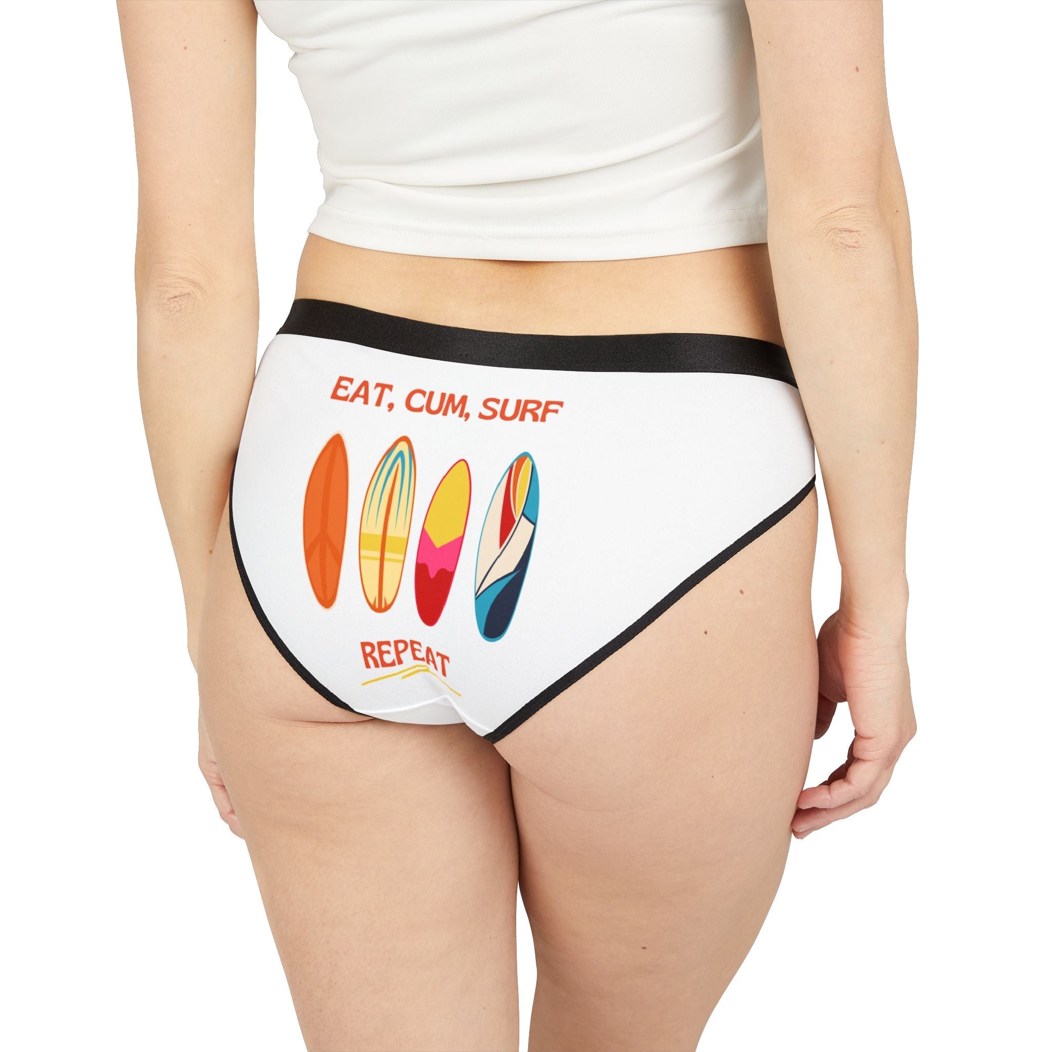 Eat Cum Surf Repeat | Mix & Match Women’s Fun-Flirty Lovers’ Panties