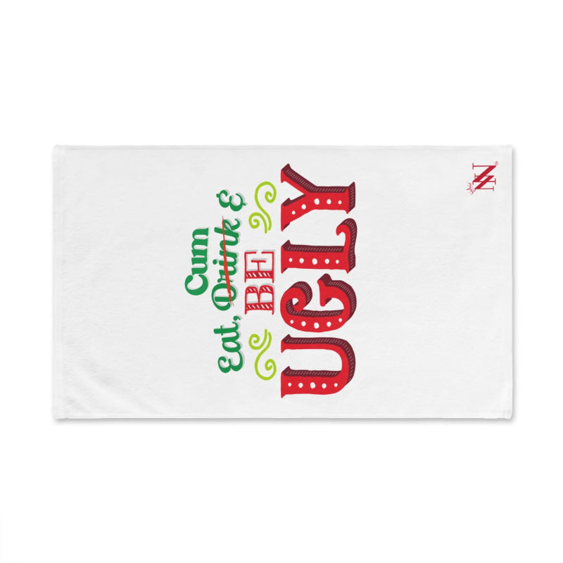 Eat Drink Be Ugly Christmas | Mix & Match Original Fun-Flirty Lovers’ Towels