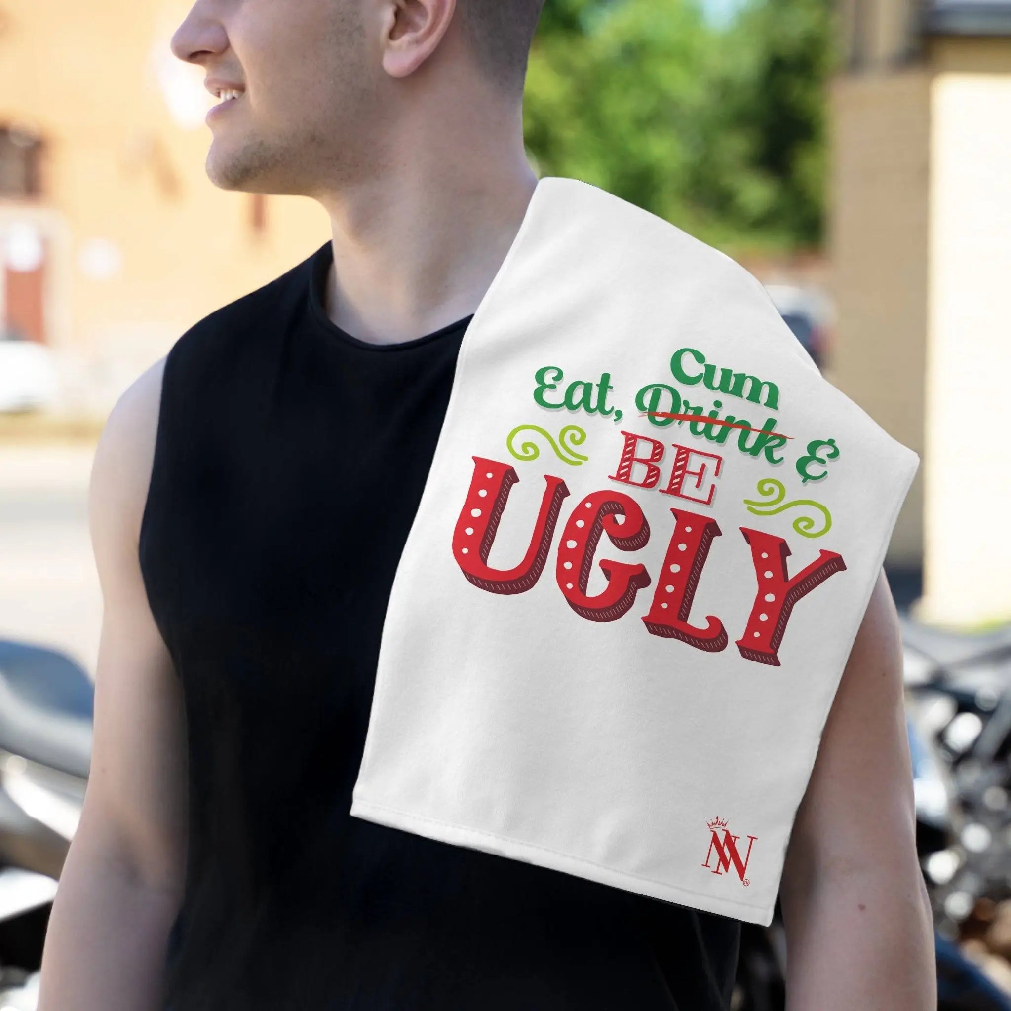 Eat Drink Be Ugly | Mix & Match Soft Fun-Flirty Lovers’ Towels