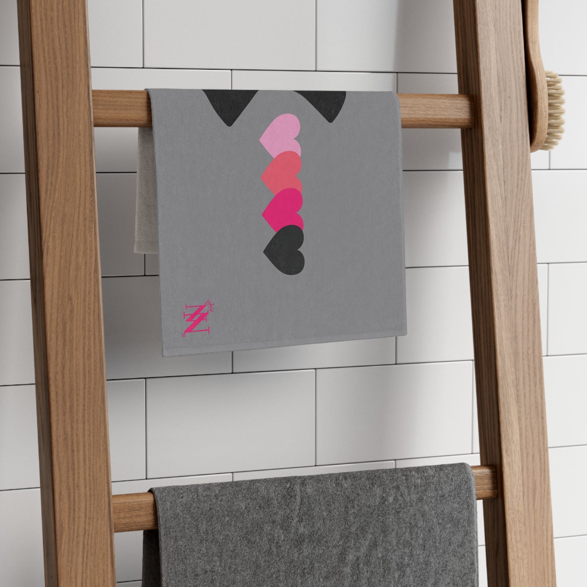 Eat My Heart Grey | Mix & Match Soft Fun-Flirty Lovers’ Towels