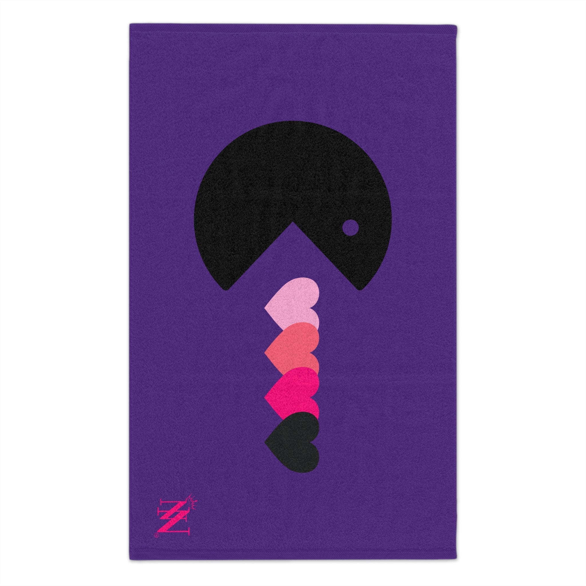 Eat My Heart Purple | Mix & Match Soft Fun-Flirty Lovers’ Towels