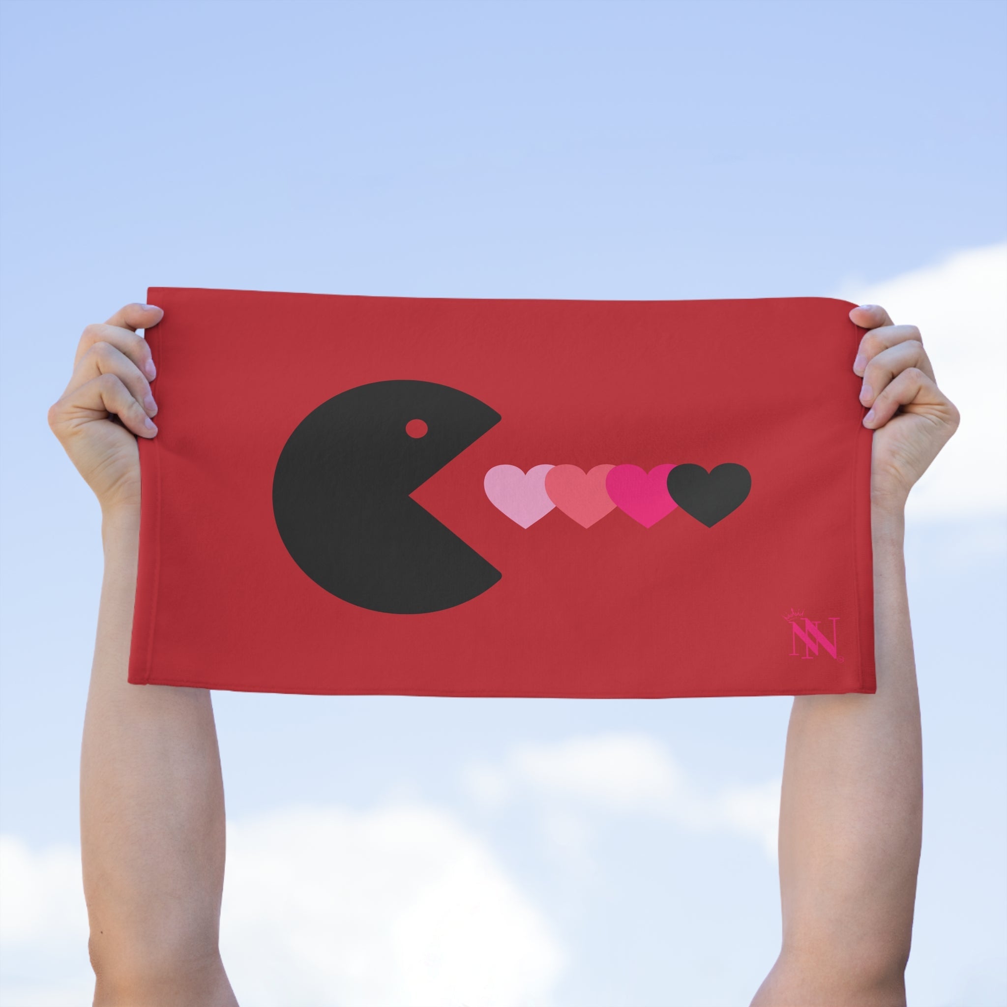 Eat My Heart Red | Mix & Match Soft Fun-Flirty Lovers’ Towels