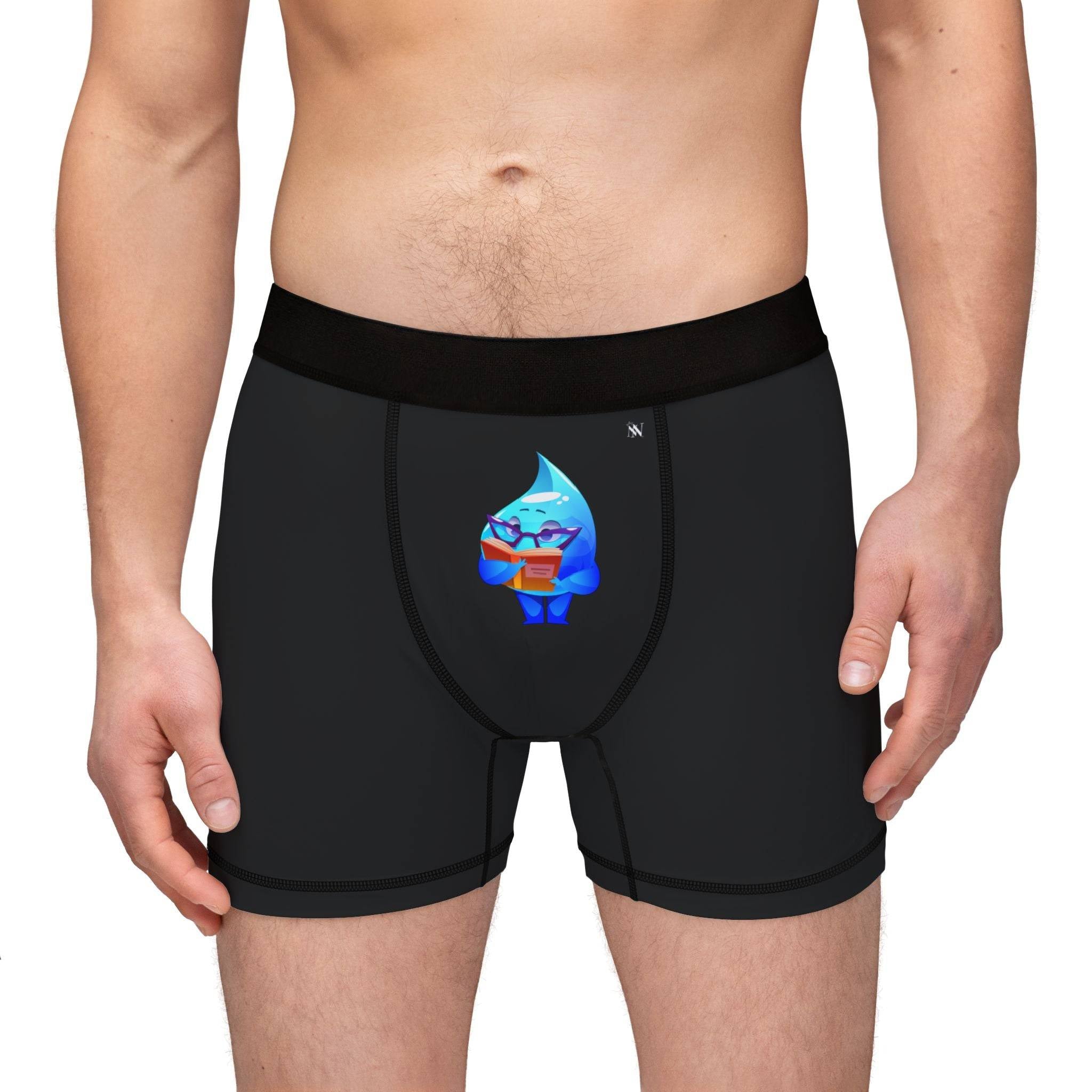 Educated Rain Drop | Mix and Match Fun-Flirty Lovers’ Boxer Briefs