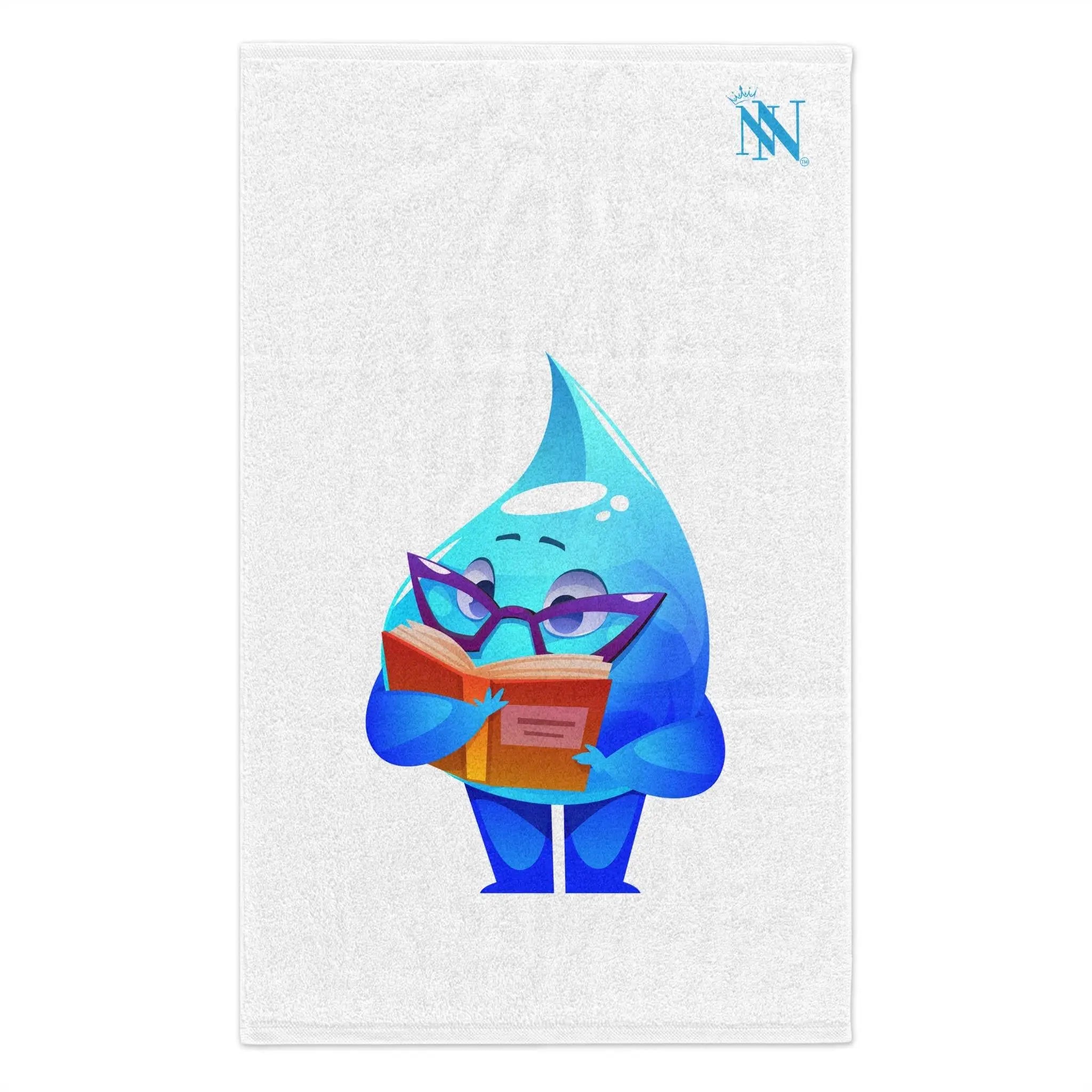 Educated Rain Drop White Mix & Match Soft Sex Towels | Naughty Lovers’ Gifts