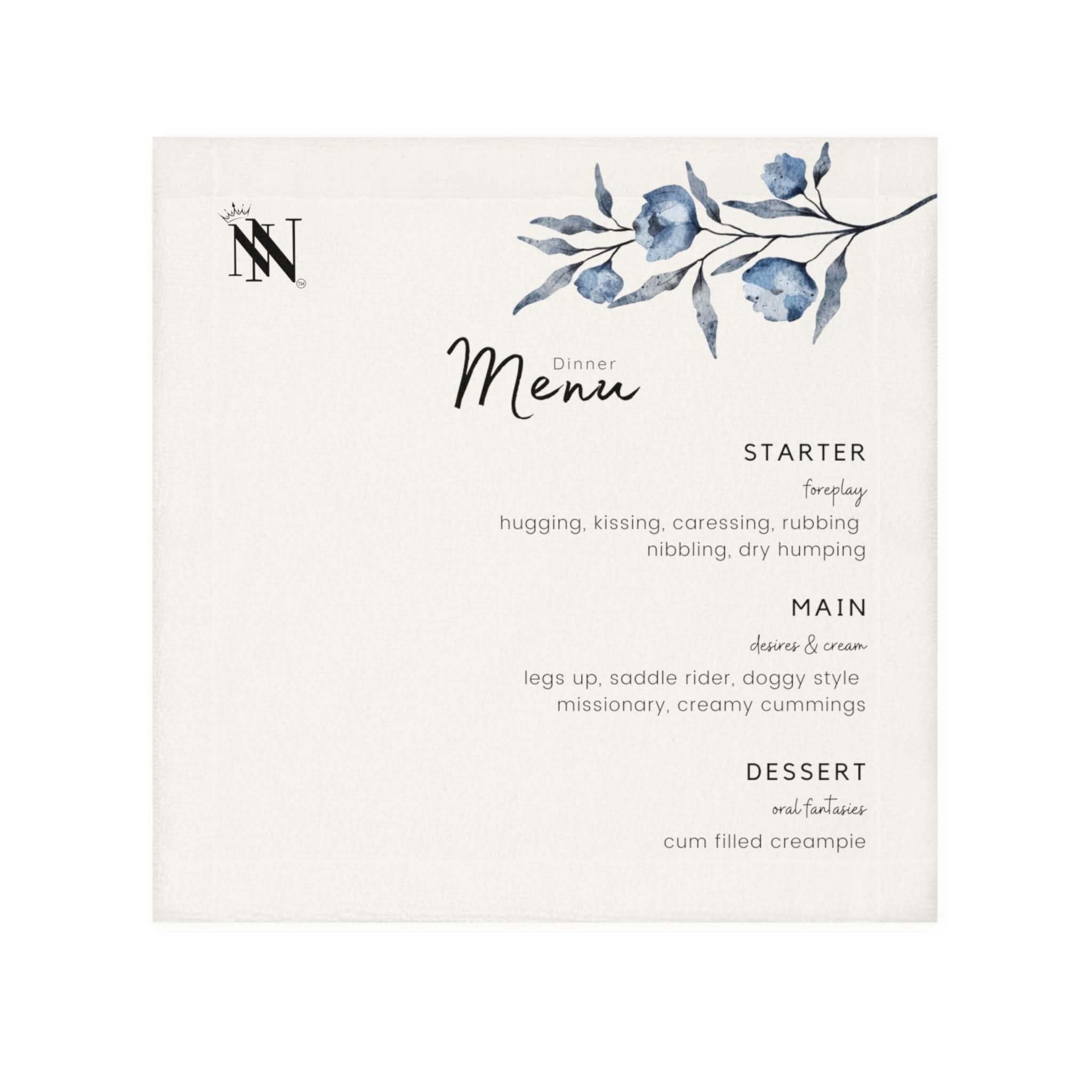 Elegant Menu | Mix & Match Lils’ Fun-Flirty Lovers’ Towels