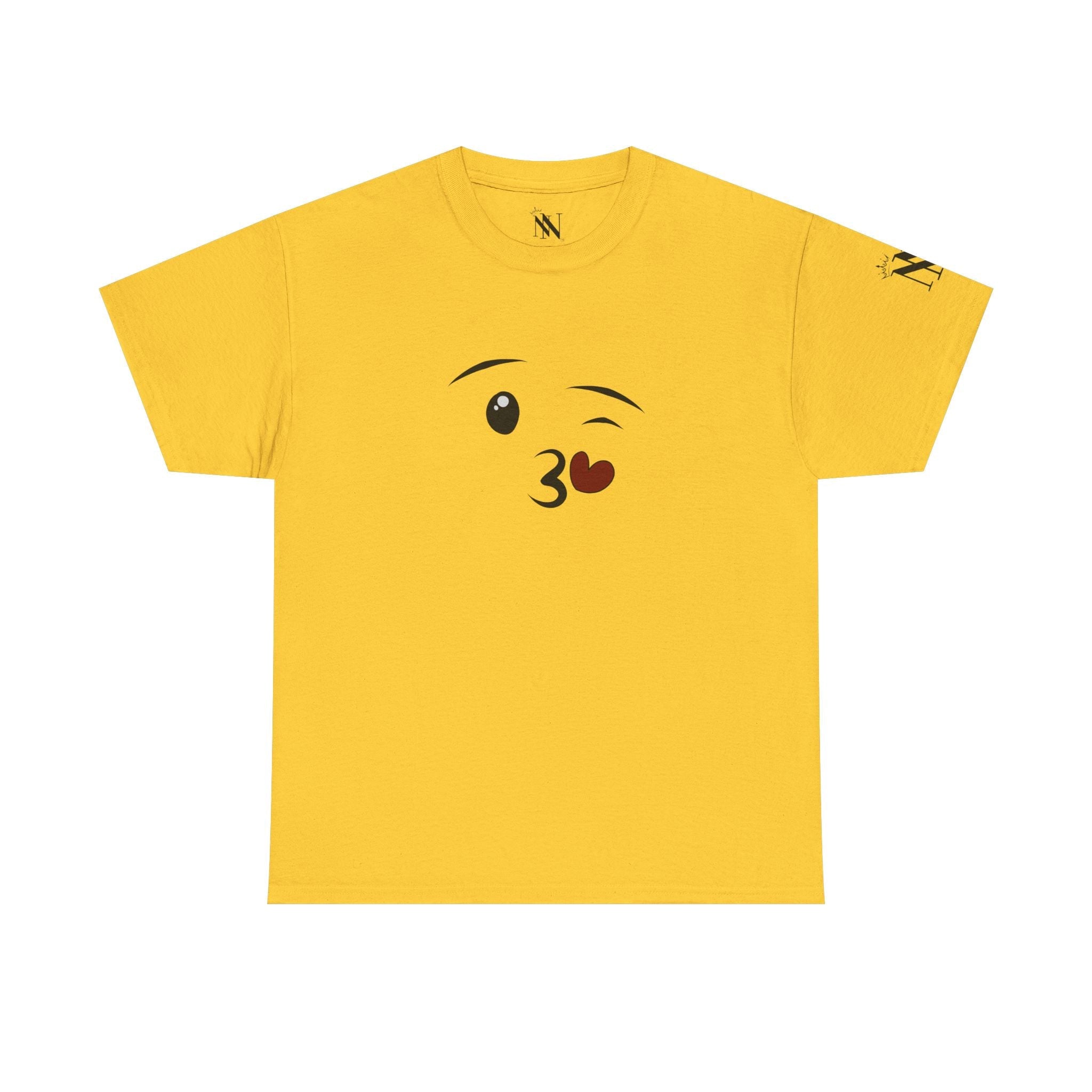 Emoji Kiss | Mix & Match 100% Cotton Unisex Fun-Flirty Lovers’ Tees